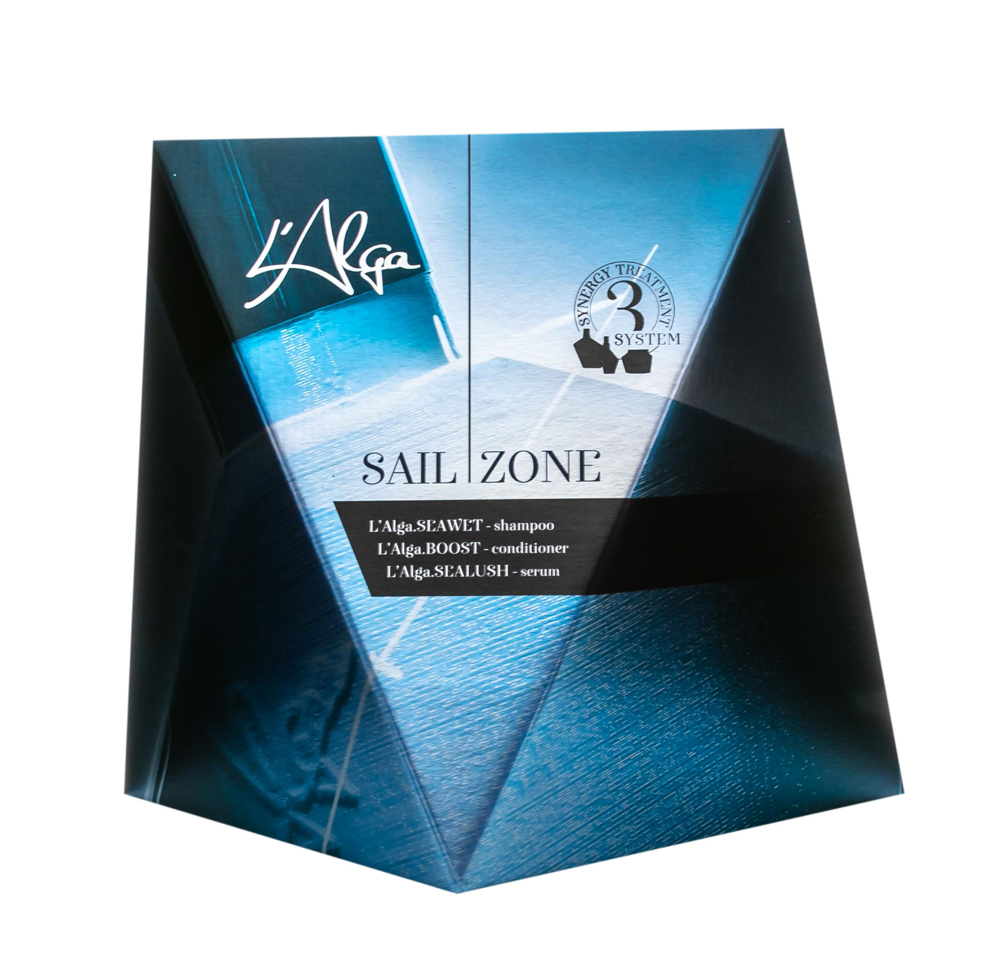 Лалга Набор для здоровья волос и кожи головы, 250 мл + 250 мл + 100 мл (L'Alga, Наборы) фото 1