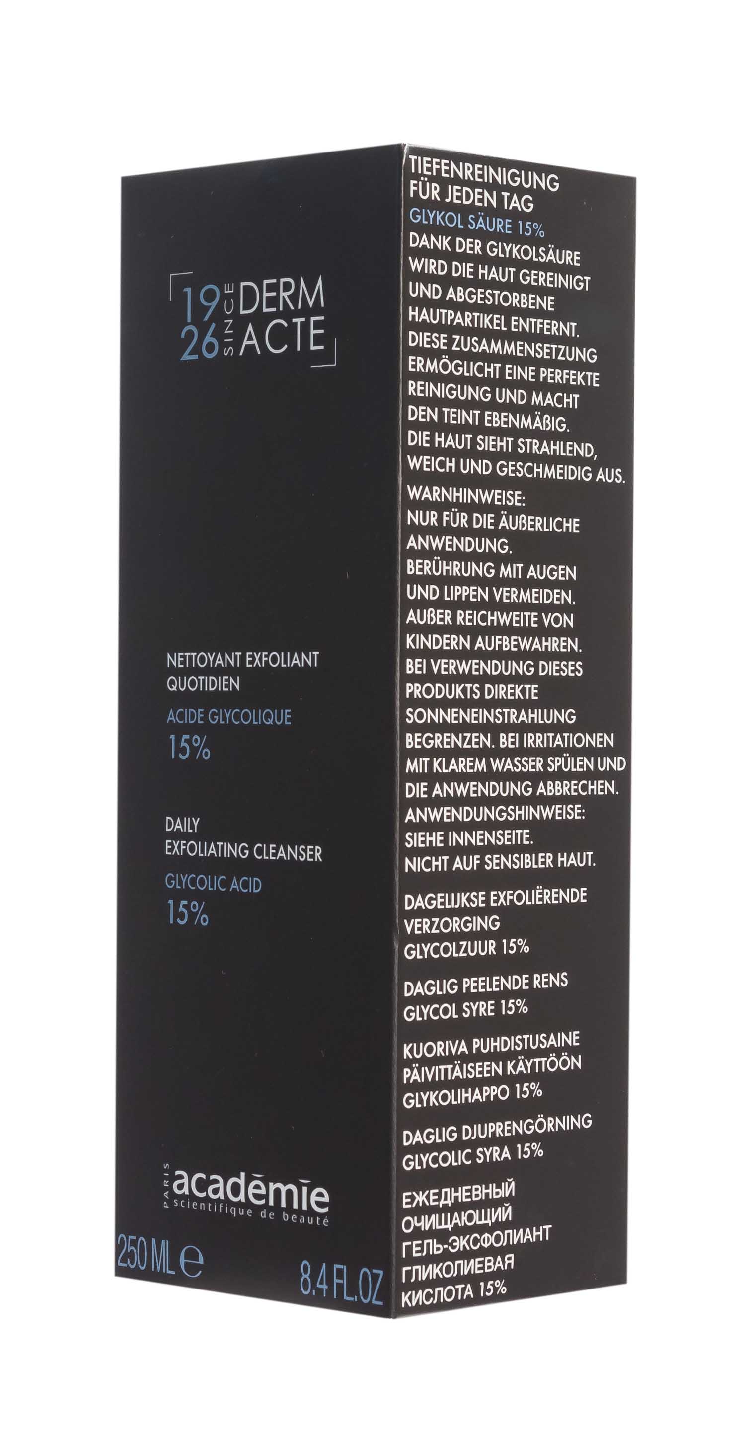 Академи Эмульсия - эксфолиант с гликолевой кислотой 15%, 250 мл (Academie, Derm Acte) фото 4