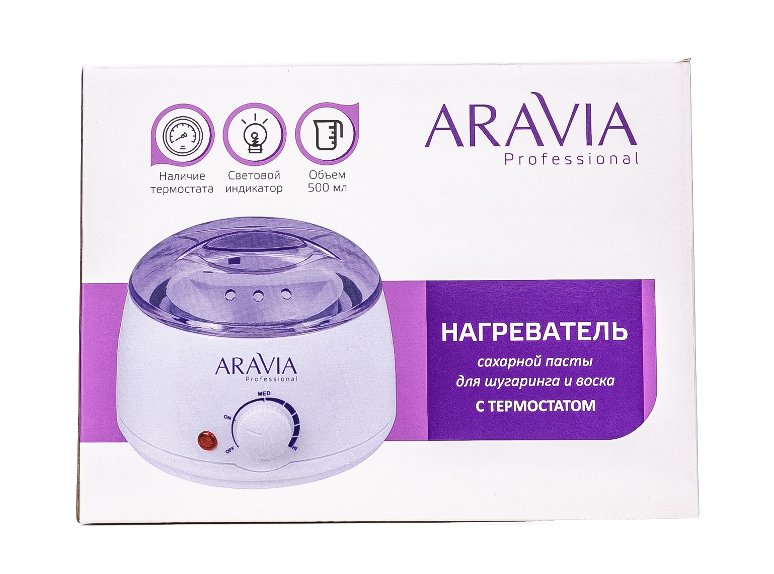 Аравия Профессионал Нагреватель с термостатом (воскоплав) 500 мл, 1 шт (Aravia Professional, Аксессуары) фото 1