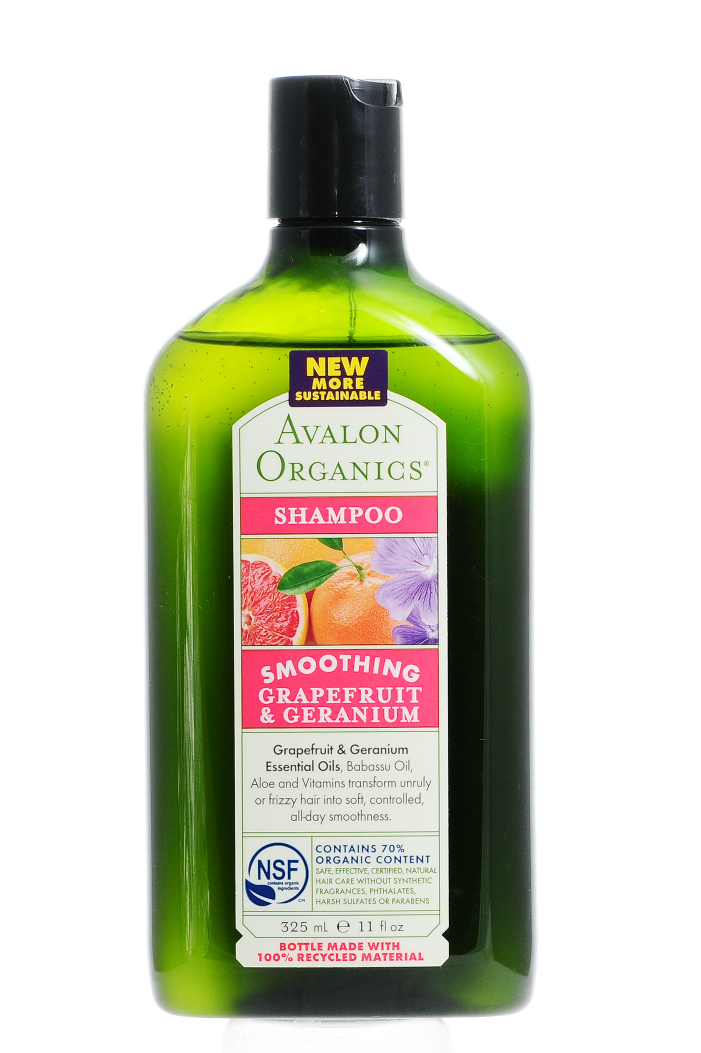  Разглаживающий шампунь Грейпфрут и герань 325 мл (Закрытые бренды, Shampoo) фото 3