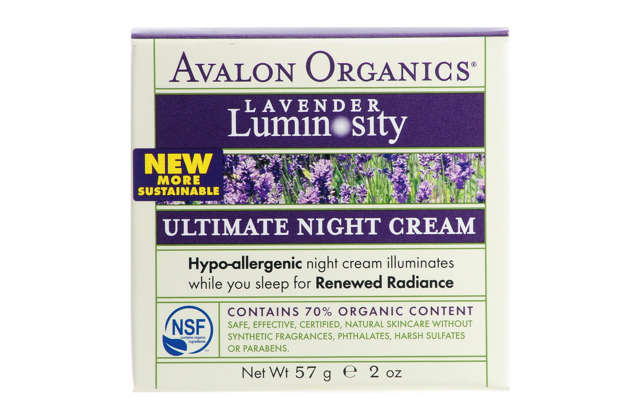 Авалон Органик Крем ночной с лавандой (Avalon Organic, Lavender) фото 2