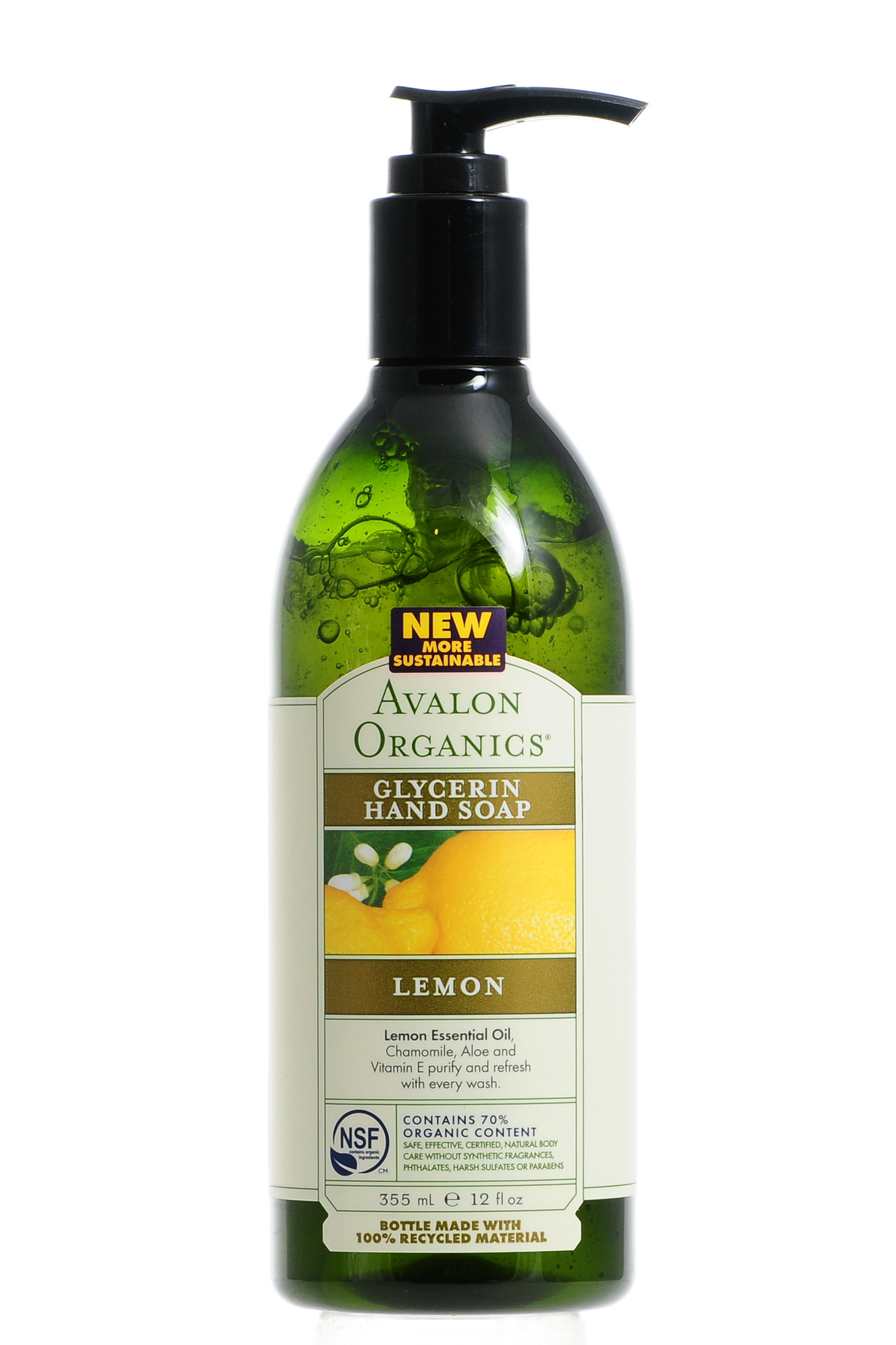 Авалон Органик Мыло для рук Лимон 355 мл (Avalon Organic, Hand Soap) фото 1