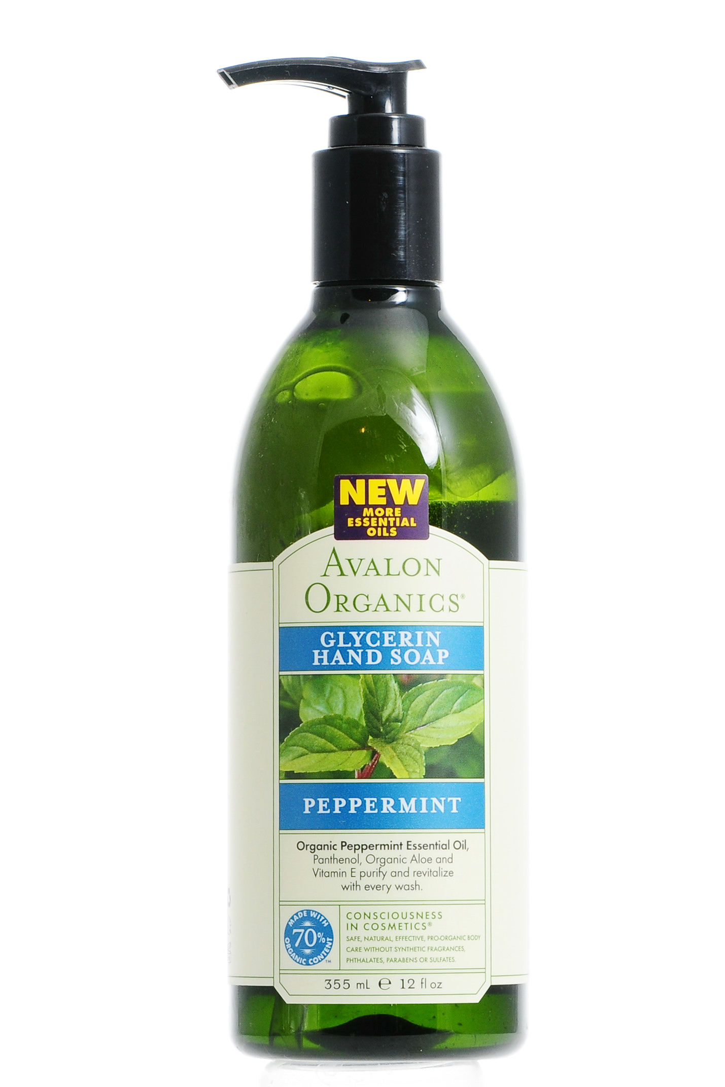 Авалон Органик Мыло для рук Мята 355 мл (Avalon Organic, Hand Soap) фото 1