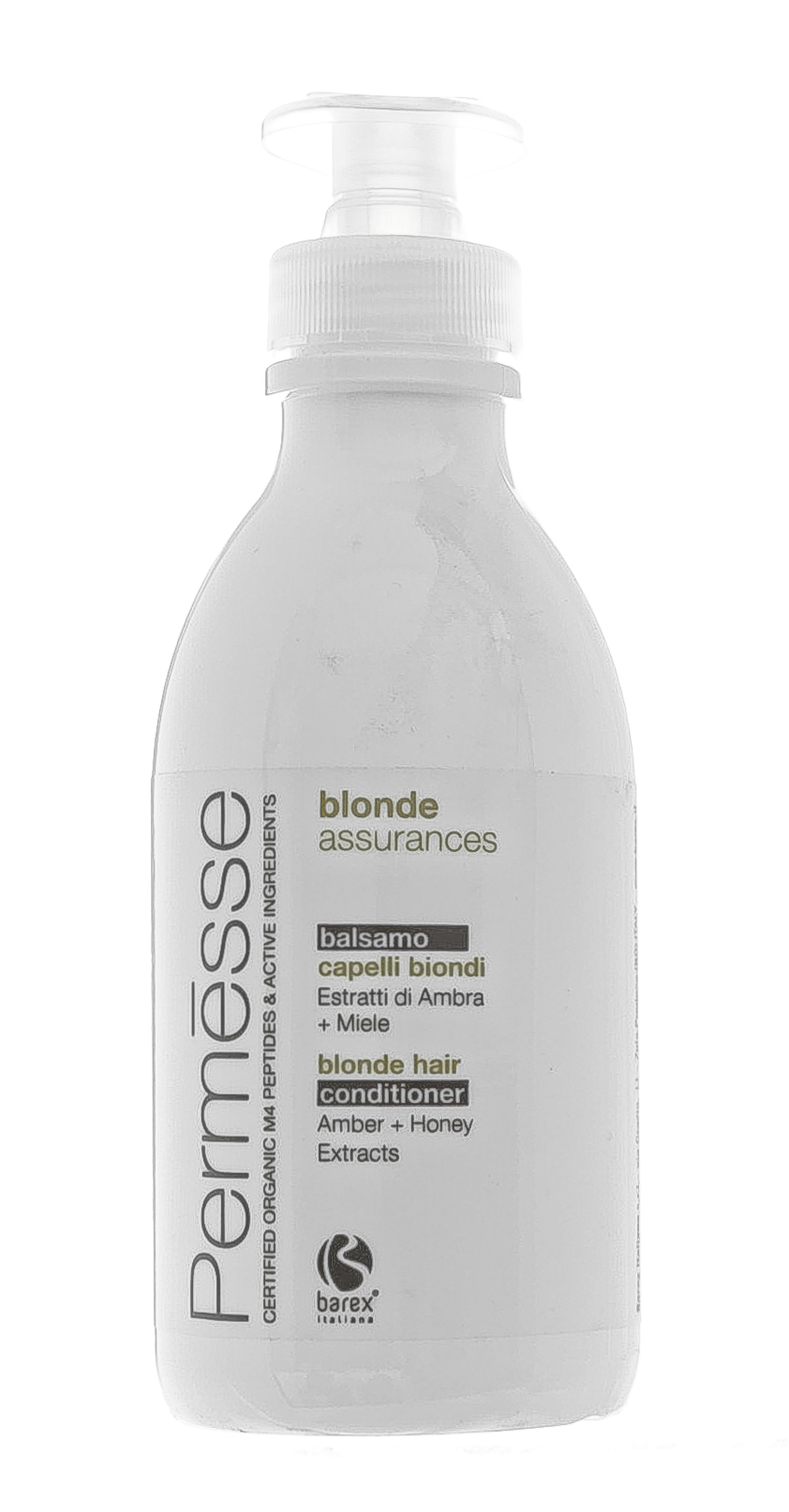 Барекс Бальзам для осветленных волос с экстртрактом Янтаря и Медом  Blonde hair conditioner with Amber and Honey extracts 250 мл (Barex, Permesse) фото 1