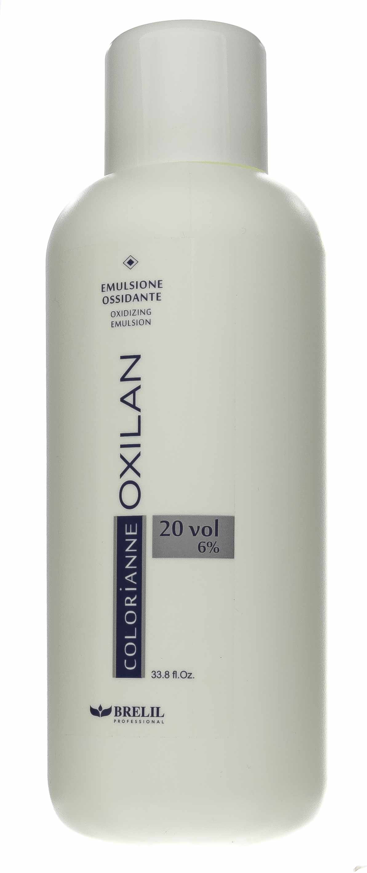 Брелил Профессионал Перекись-эмульсия Colorianne Oxilan 20-6%, 1000 мл (Brelil Professional, Окрашивание) Брелил Профессионал Перекись-эмульсия Colorianne Oxilan 20-6%, 1000 мл (Brelil Professional, Окрашивание) фото 1