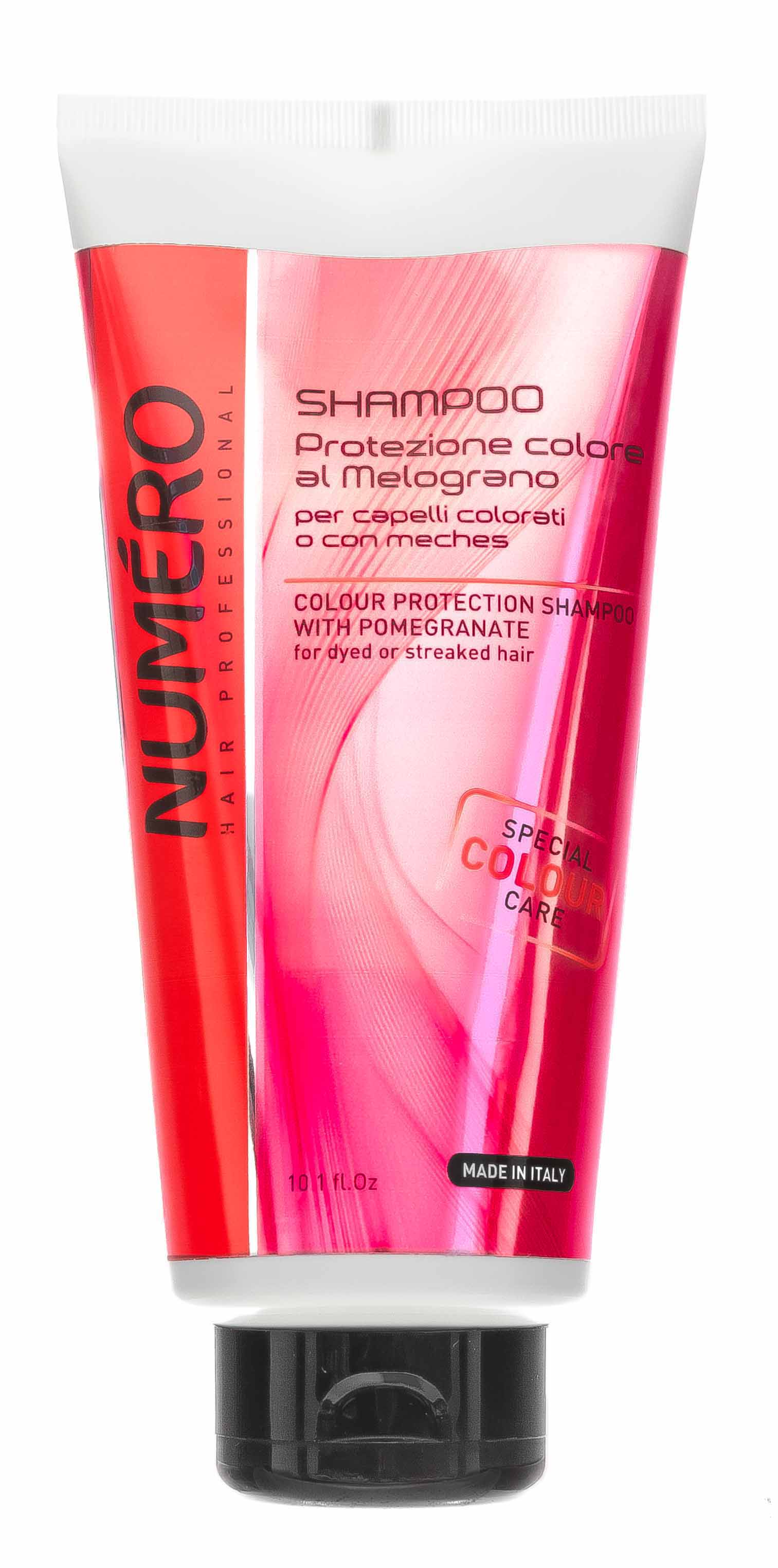 Brelil Professional Шампунь для защиты цвета с экстрактом граната для окрашенных и мелированных волос, 300 мл (Brelil Professional, Numero) регенерирующий шампунь для окрашенных и мелированных волос farmagan bulboshap shampoo 250 мл