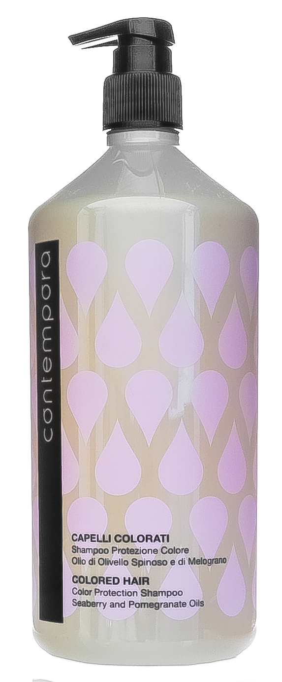 Барекс Шампунь для сохранения цвета с маслом облепихи и маслом граната Shampoo Protezione Colore Olio di Olivello Spinoso e di Melograno 1000 мл (Barex, Contempora) фото 1