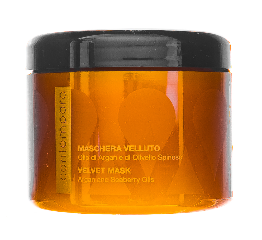 Барекс Разглаживающая маска «Сияющий бархат» - Аргановое Масло и Масло Облепихи 500 мл (Barex, Contempora) фото 1