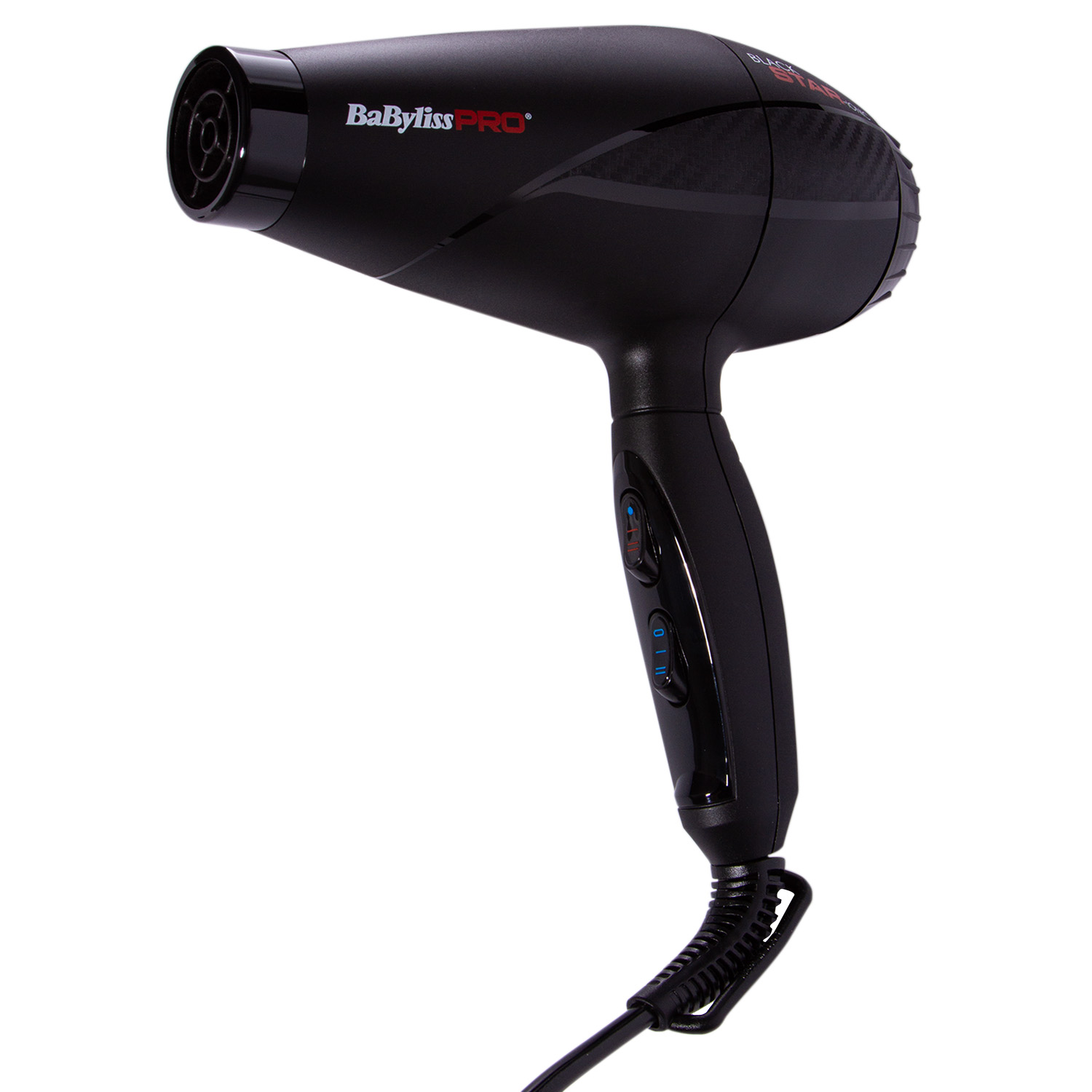 Бэбилисс Профессиональный фен Black Star Ionic, 2200W, 2 насадки (Babyliss, Фены) Бэбилисс Профессиональный фен Black Star Ionic, 2200W, 2 насадки (Babyliss, Фены) фото 1