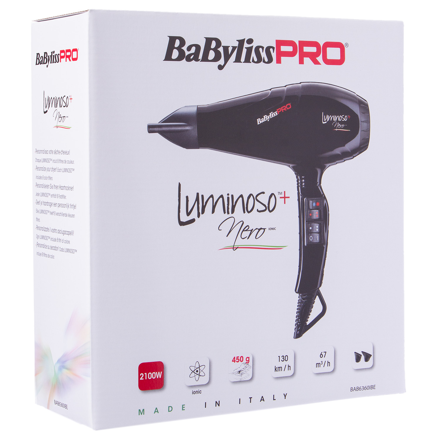 Бэбилисс Фен 2100Вт c 2 насадками 1 шт (Babyliss, Фены) фото 2