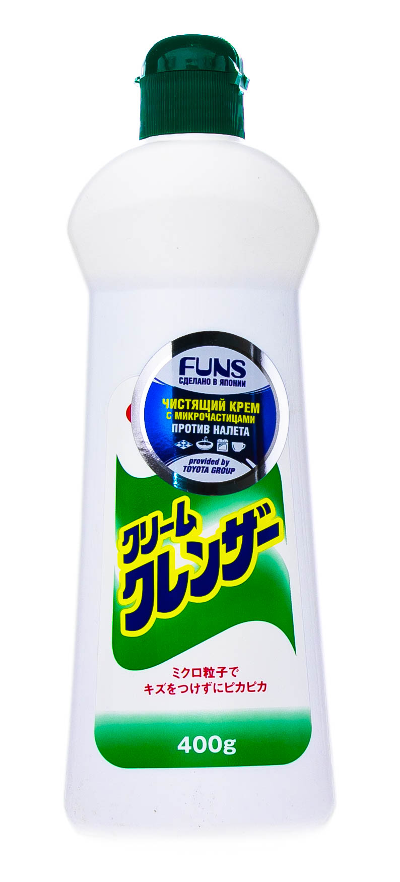 Фанс Чистящий крем для удаления трудновыводимых загрязнений без царапин с ароматом лимона 400 мл (Funs, Для уборки) фото 1
