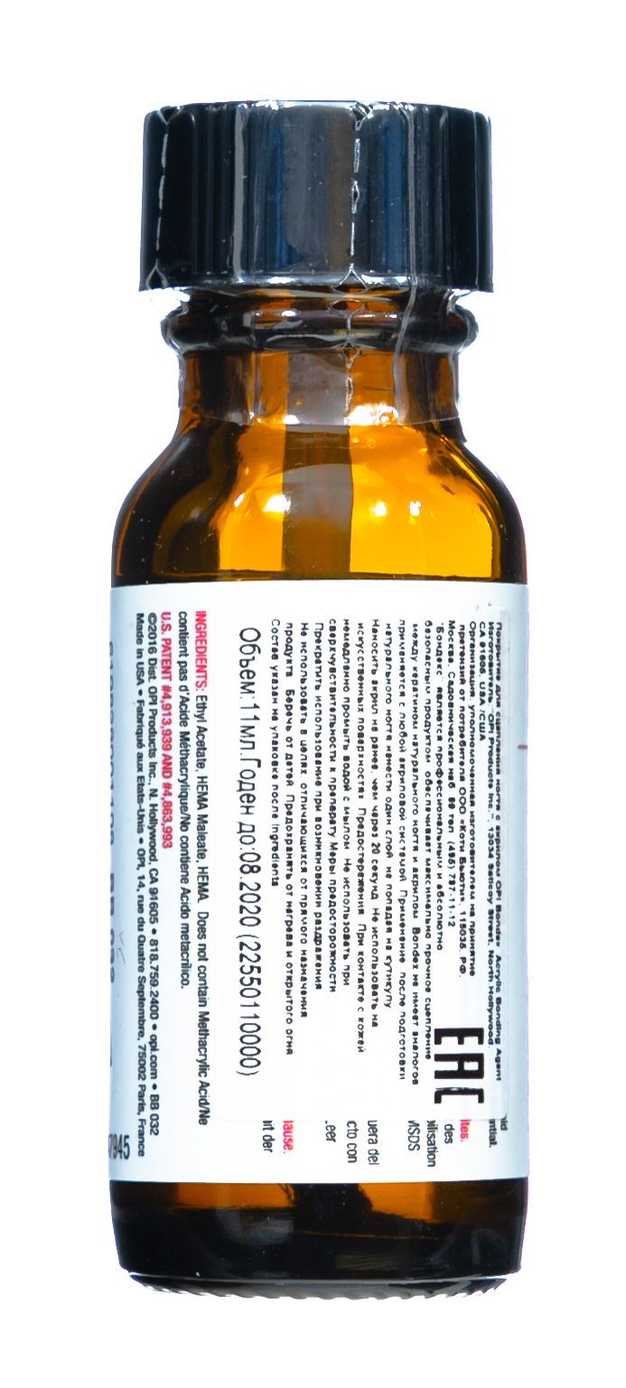 Опи Грунтовка Bondex Для сцепления ногтя с акрилом 30 мл (O.P.I, Вспомогательные средства) фото 2