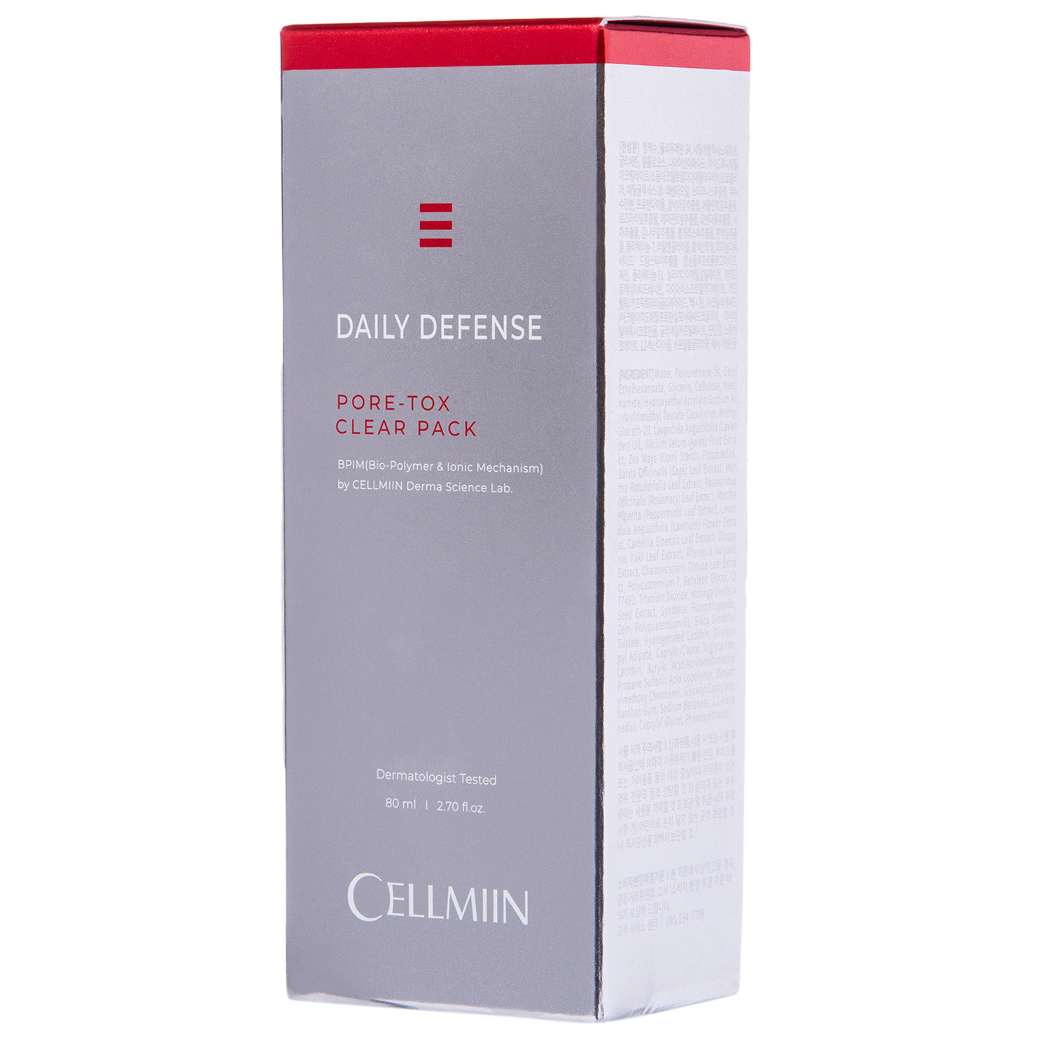 Селлмиин Маска для лица с эффектом детокса DAILY DEFENSE PORE-TOX, 80 мл (Cellmiin, DAILY DEFENSE) Селлмиин Маска для лица с эффектом детокса DAILY DEFENSE PORE-TOX, 80 мл (Cellmiin, DAILY DEFENSE) фото 1