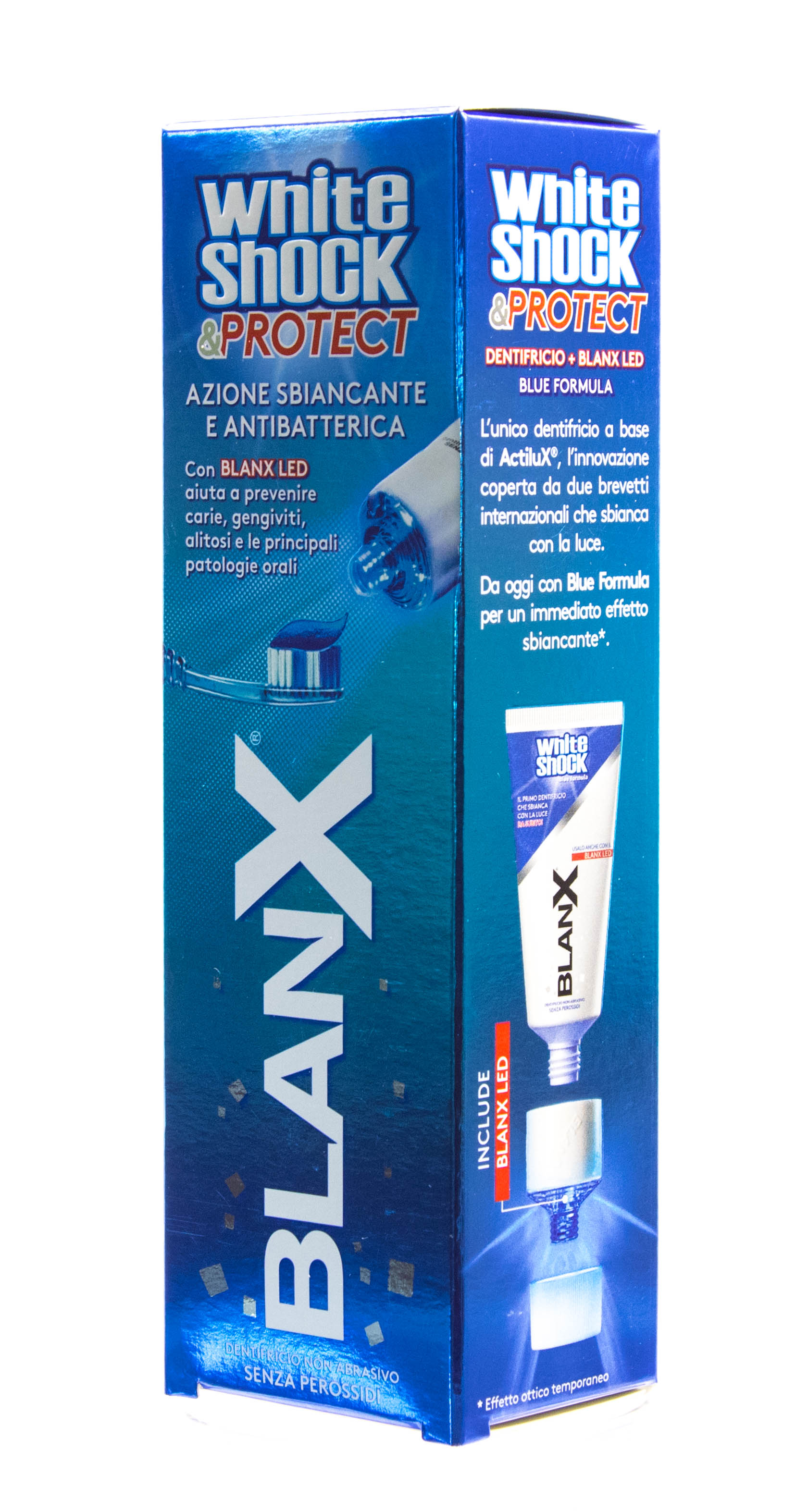 Бланкс Зубная паста отбеливающая Вайт шок со светодиодным активатором, 50 мл (Blanx, Специальный уход Blanx) фото 4
