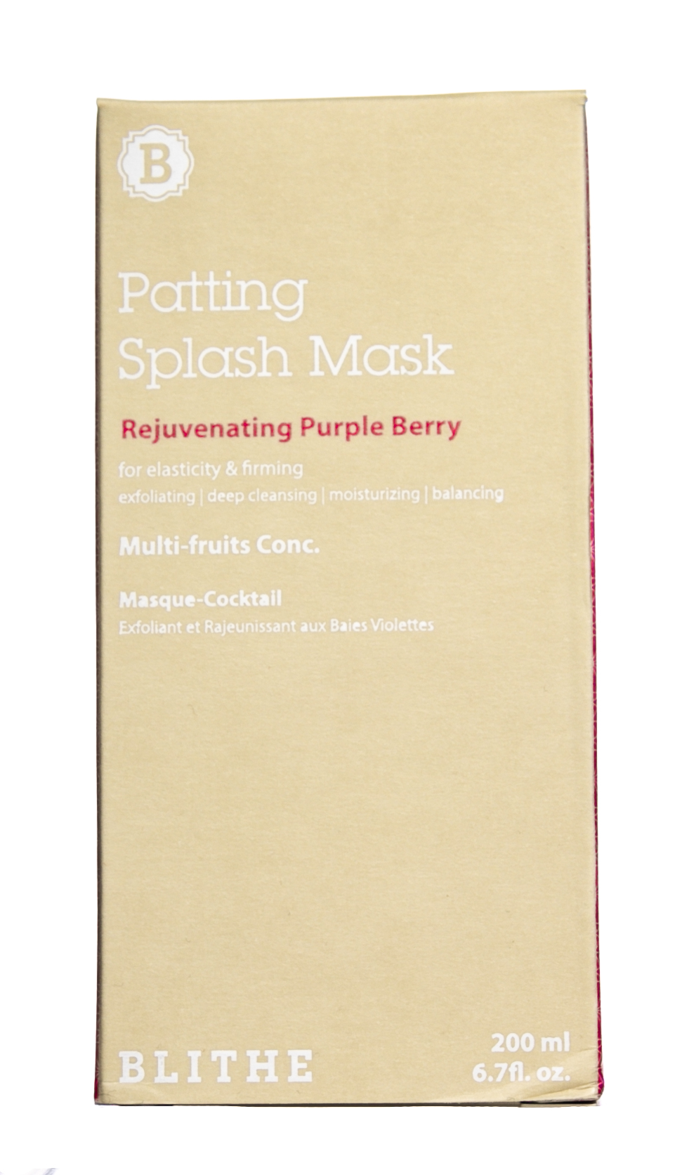 Блайт Сплэш-маска омолаживающая «Омолаживающие ягоды», 200 мл (Blithe, Blithe уход за лицом) Блайт Сплэш-маска омолаживающая «Омолаживающие ягоды», 200 мл (Blithe, Blithe уход за лицом) фото 1