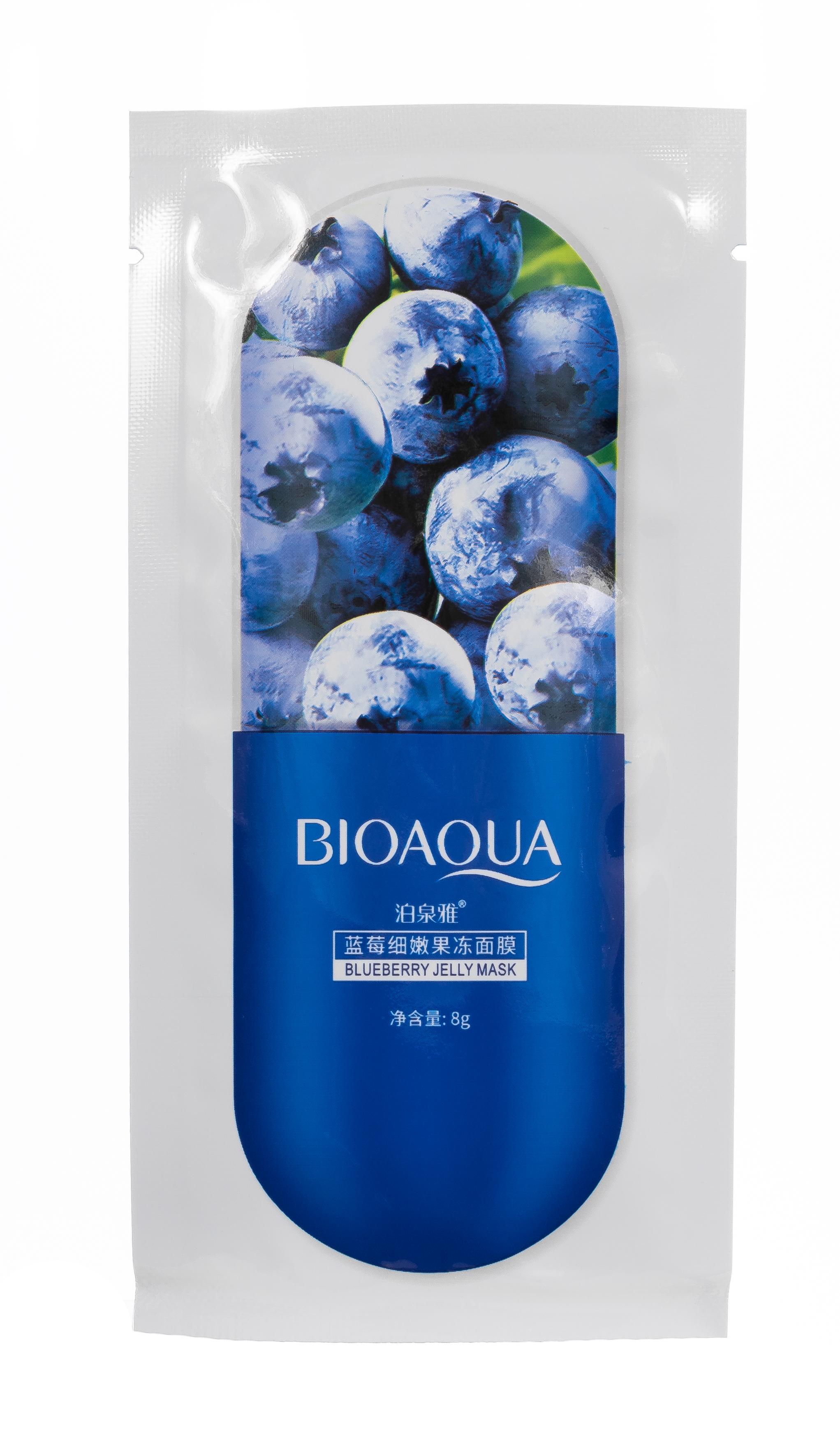 Биоаква Ночная маска для лица Blueberry Jelly Mask 8 грамм (Bioaqua, Маски) фото 1