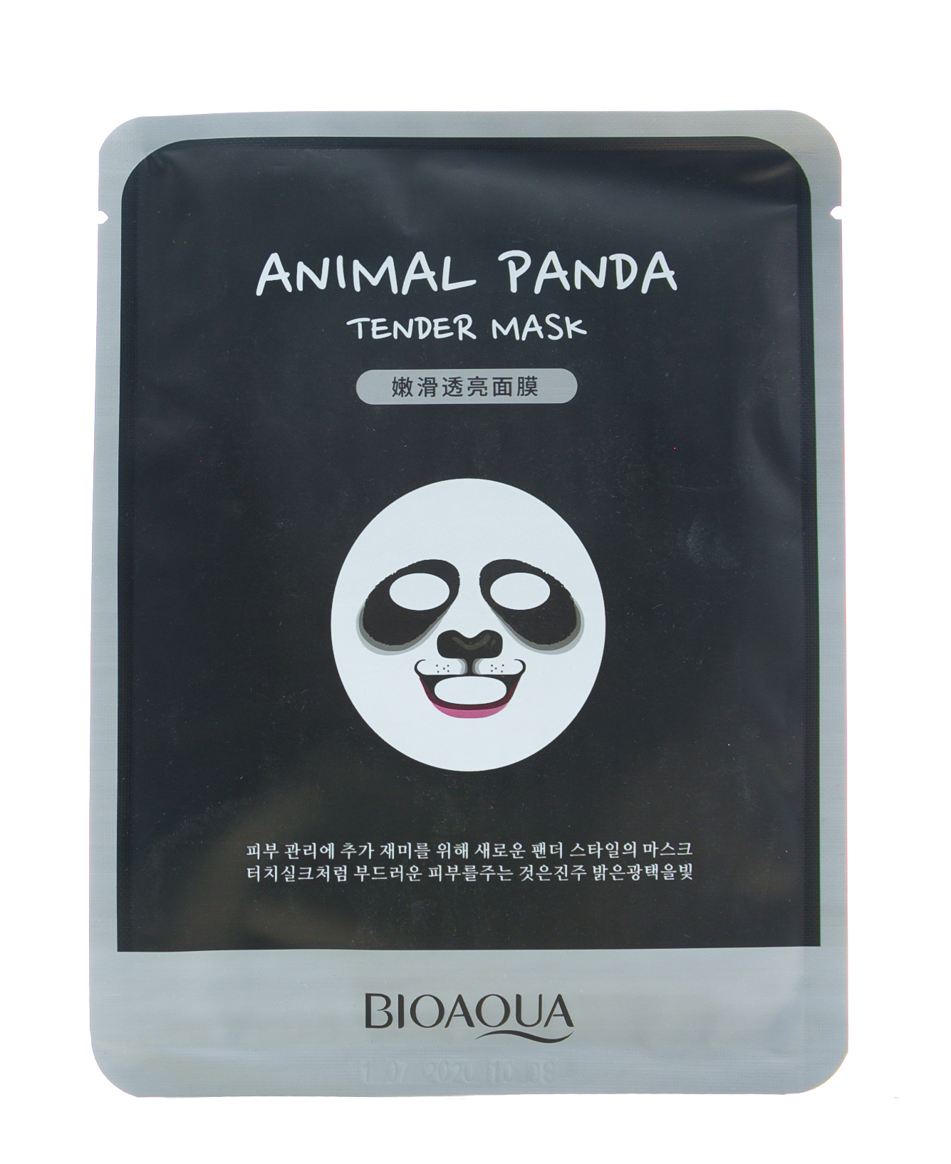 Биоаква Смягчающая маска Animal Face Panda 30 грамм (Bioaqua, Маски) фото 1