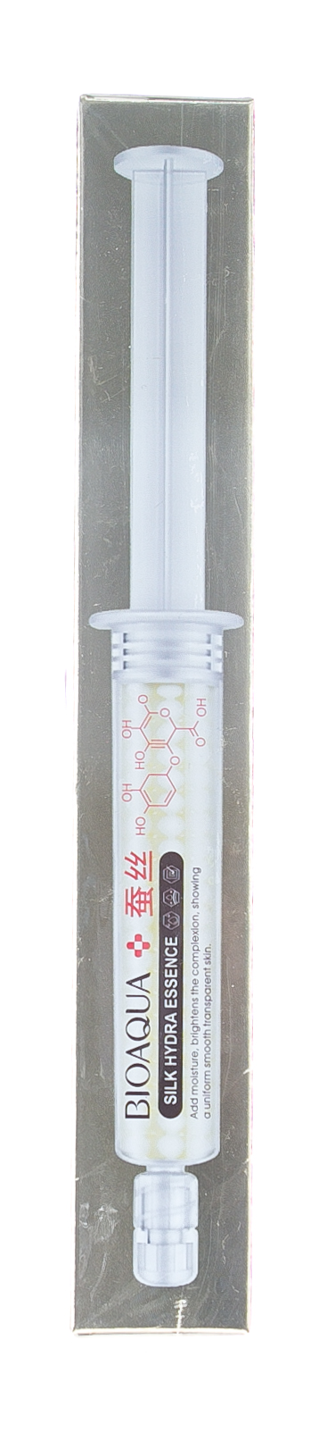 Биоаква Сыворотка с пептидами шелка и гиалуроновой кислотой Silk Hydra Essence 10 мл (Bioaqua, Сыворотки) фото 3