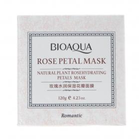 Bioaqua Ночная смягчающая маска для лица с лепестками роз 120 грамм. фото