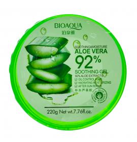 Bioaqua Увлажняющий гель с натуральным соком Aloe Vera 220 грамм. фото