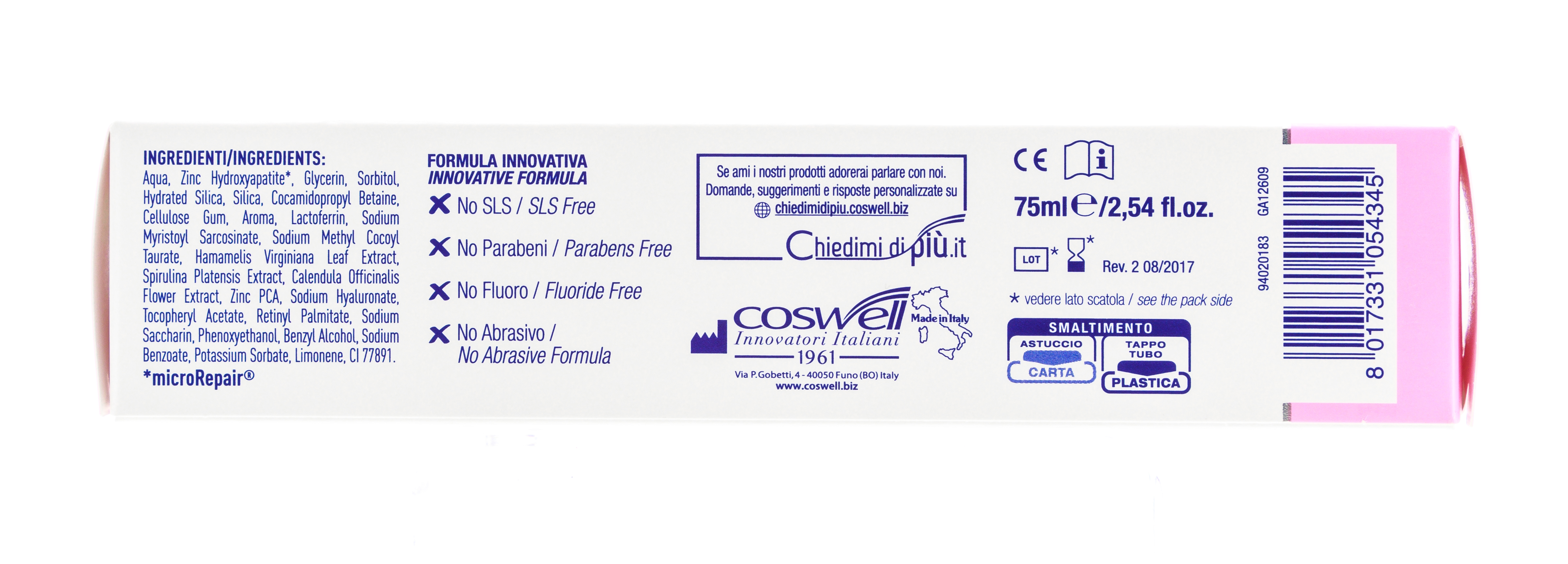 Биорепейр Plus paradontgel Зубная паста для профессиональных болезней десен 75 мл (Biorepair, Ежедневная забота) фото 2