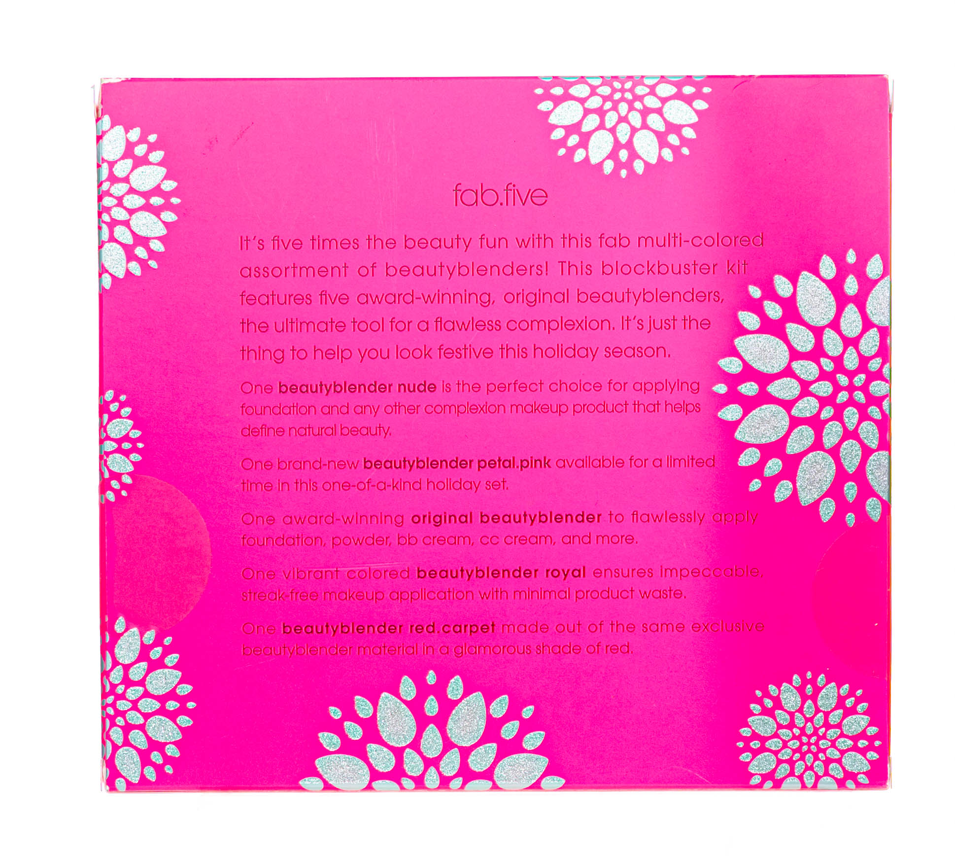  Набор beautyblender fab.five розовый (Закрытые бренды, Спонжи) фото 3