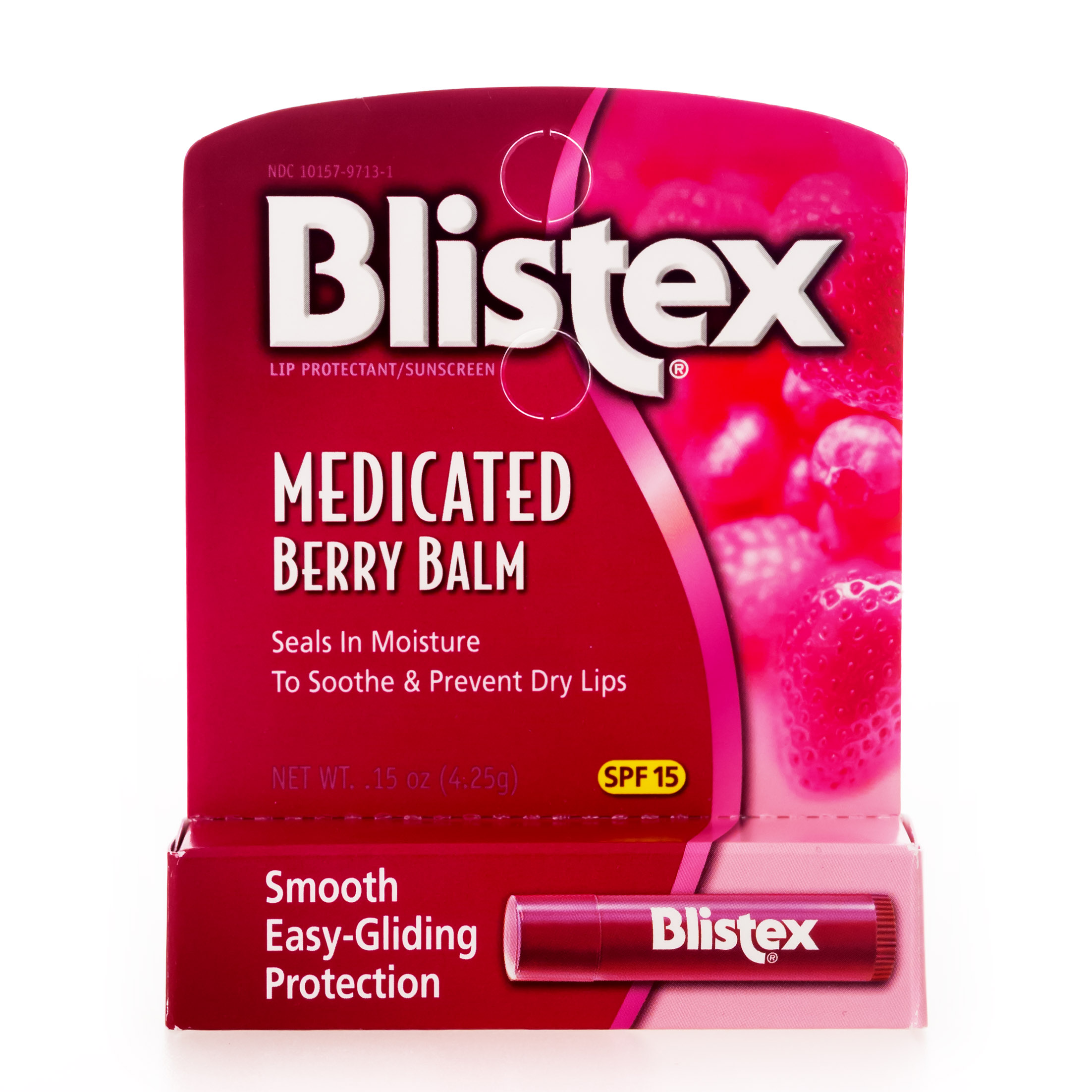 Блистекс Бальзам для губ  Лечебный ягодный SPF 15  4,25 г (Blistex, Blistex уход за губами) фото 1