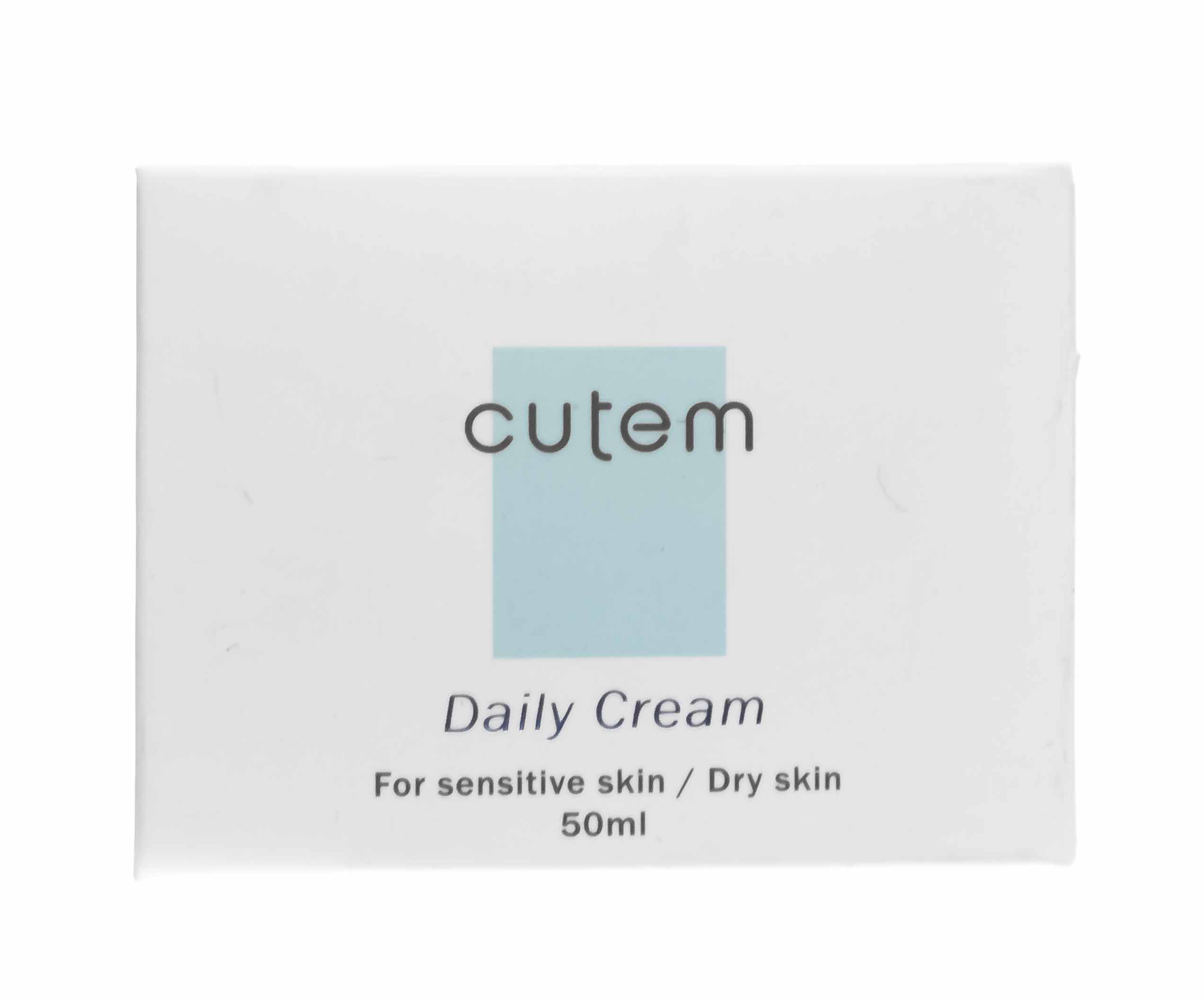 Кутэм Дневной питательный крем для сухой и чувствительной кожи Daily Cream, 50 мл (Cutem, Для лица) фото 1