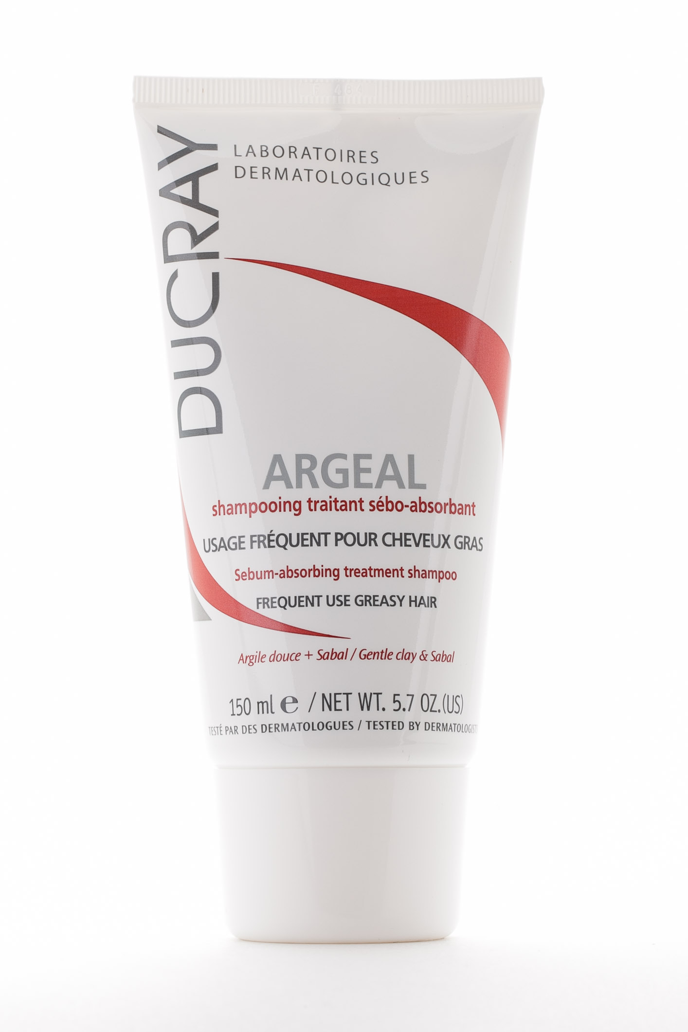 Дюкрэ Себоабсорбирующий шампунь для жирных волос Аржеаль 150 мл (Ducray, Жирные волосы) фото 4