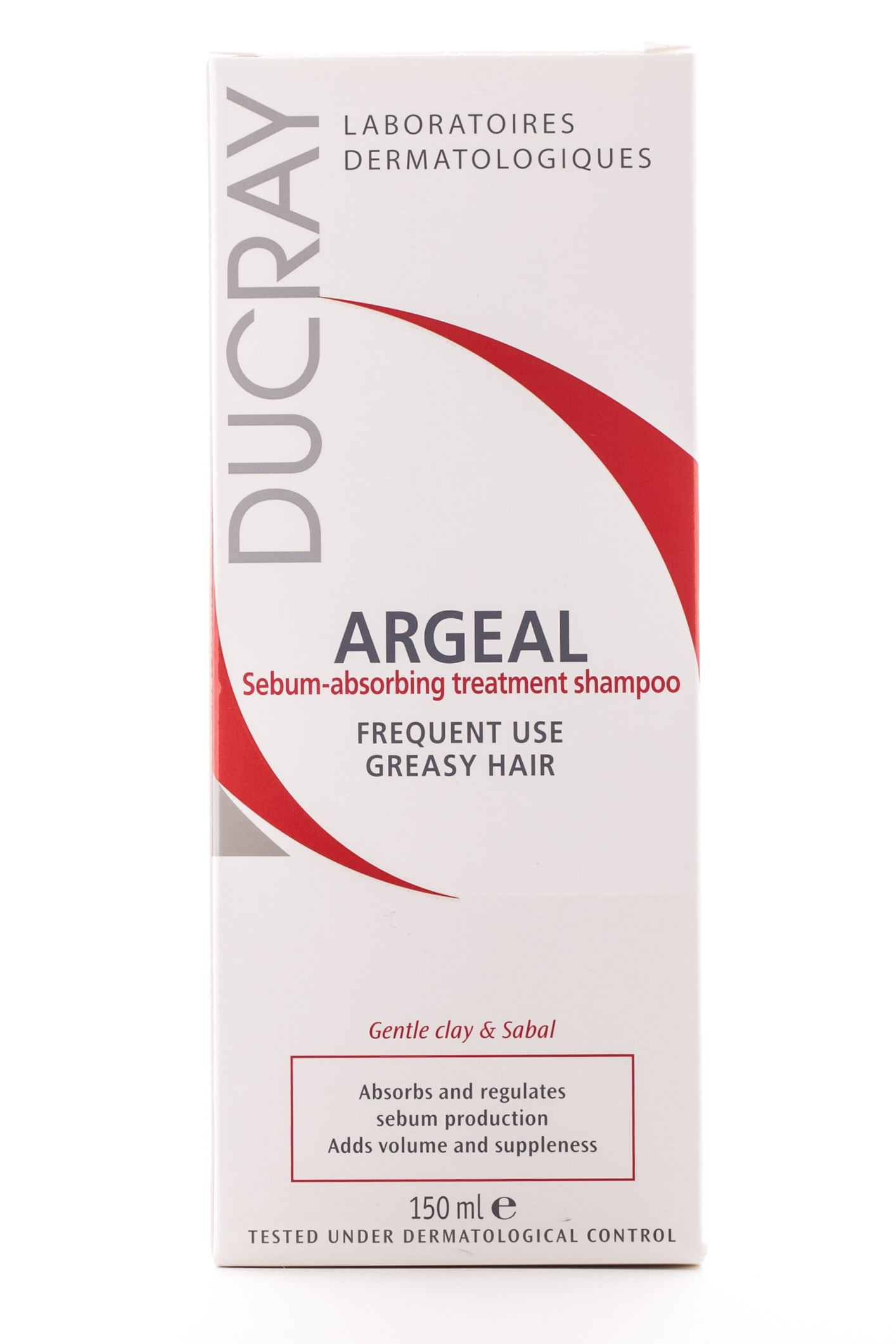 Дюкрэ Себоабсорбирующий шампунь для жирных волос Аржеаль 150 мл (Ducray, Жирные волосы) фото 1