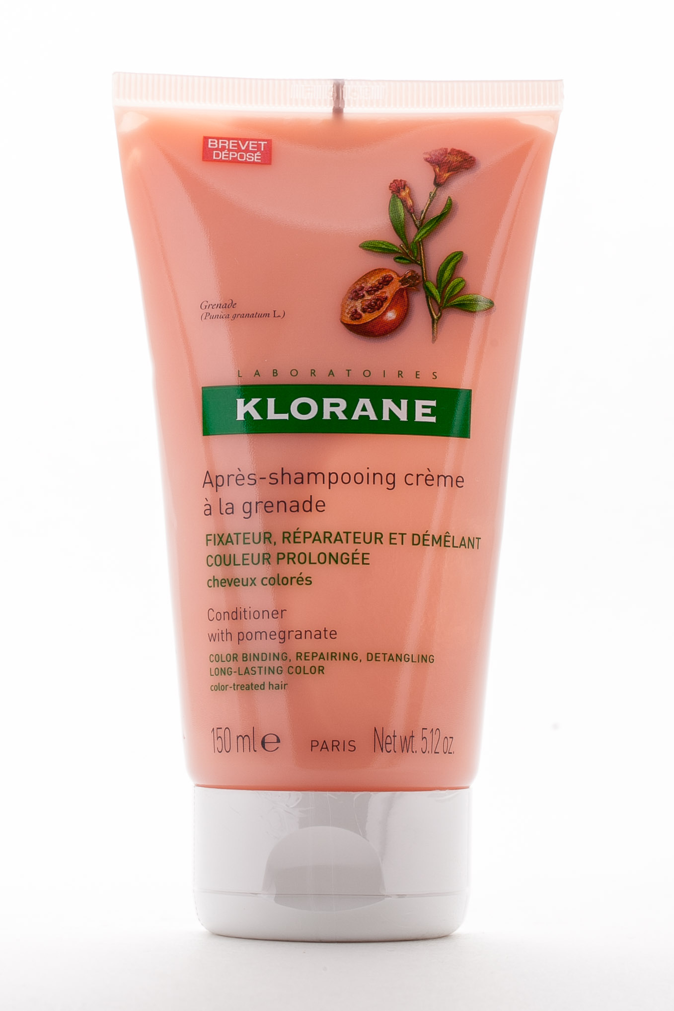 Клоран Восстанавливающий бальзам с экстрактом граната для окрашенных волос 150мл (Klorane, Coloured Hair) фото 1