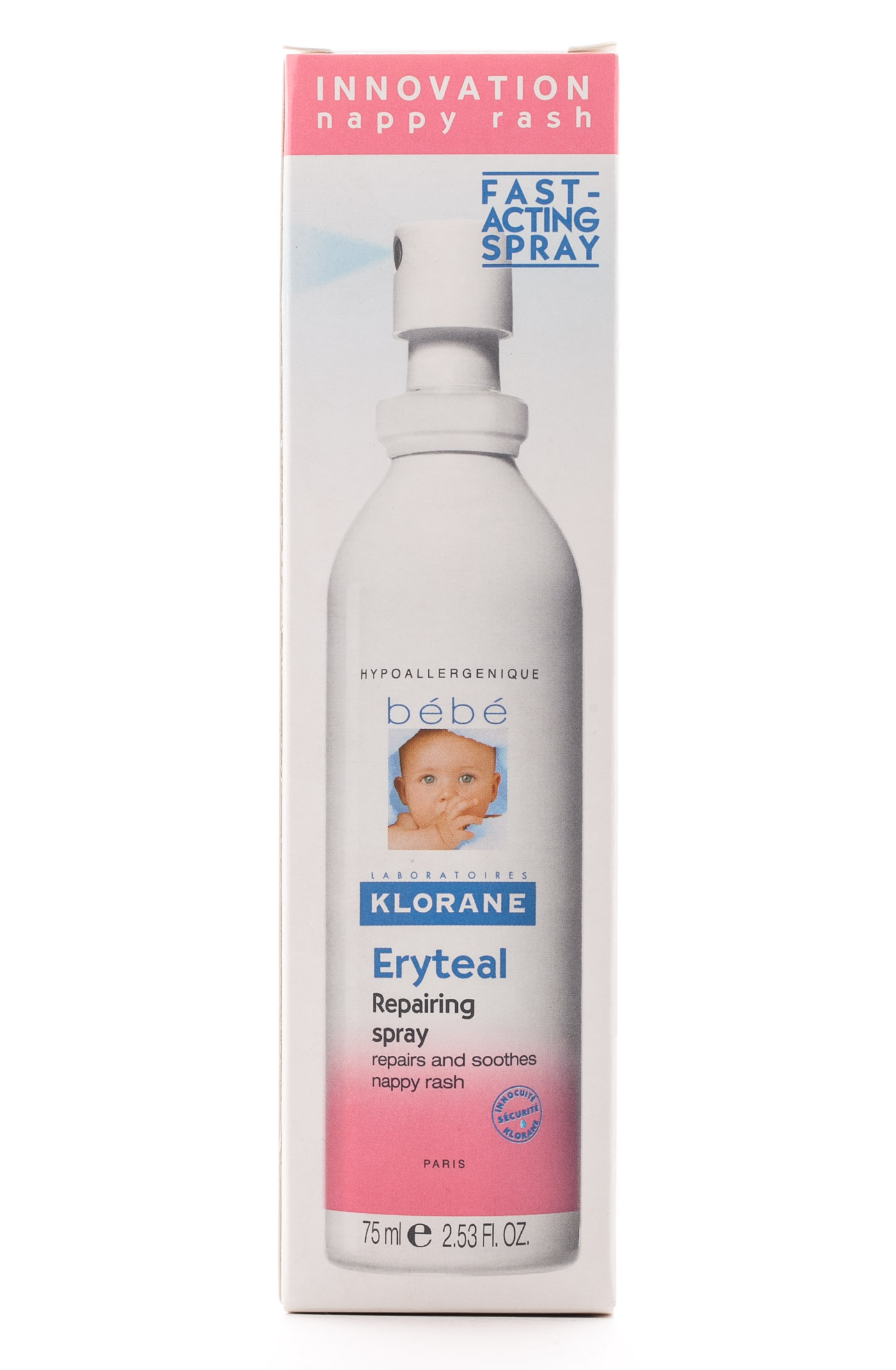 Клоран Спрей с экстратом Календулы Эритеаль 75мл (Klorane, Bebe) фото 3