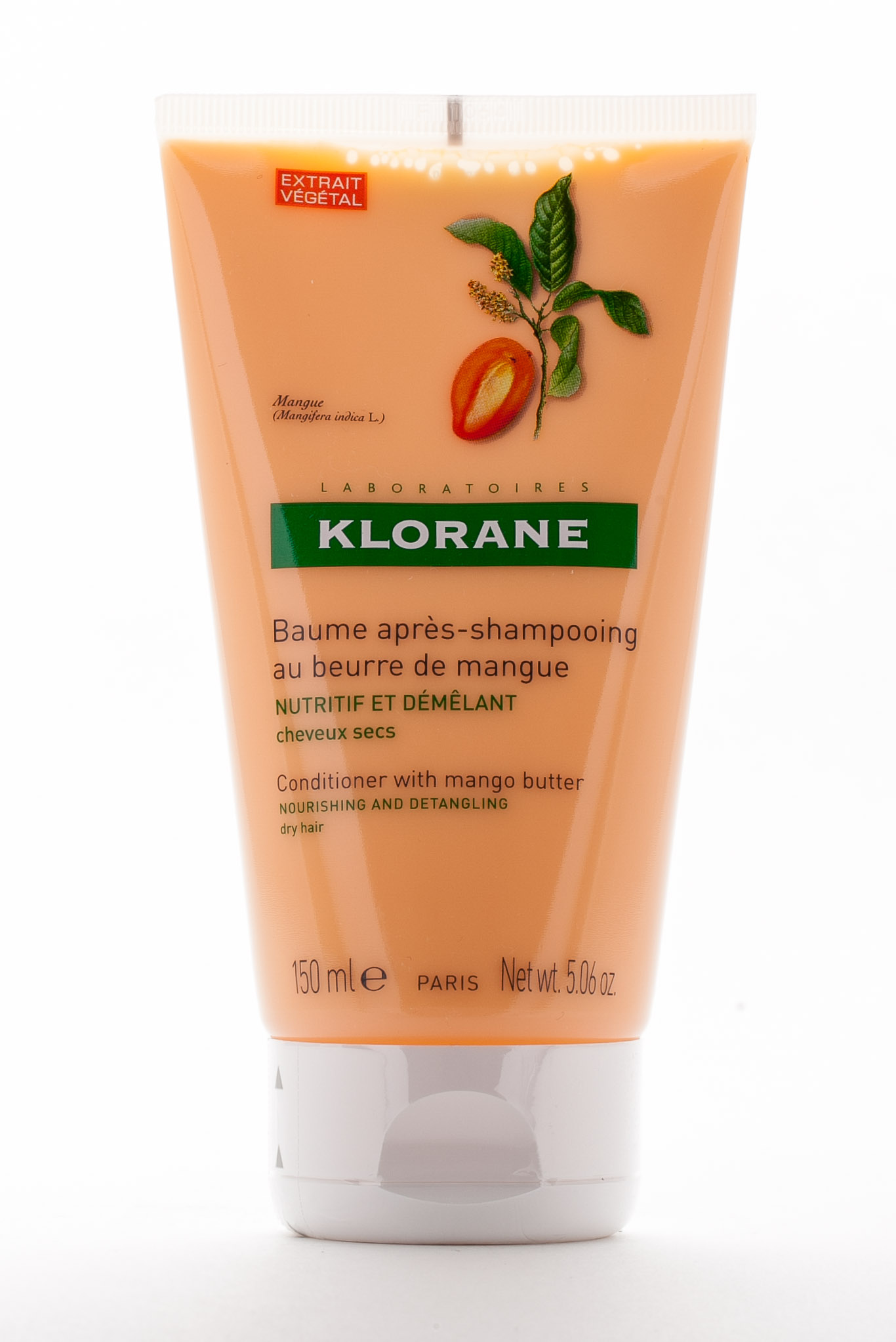 Клоран Бальзам с маслом Манго для сухих, поврежденных волос 150мл150мл (Klorane, Dry Hair) фото 2