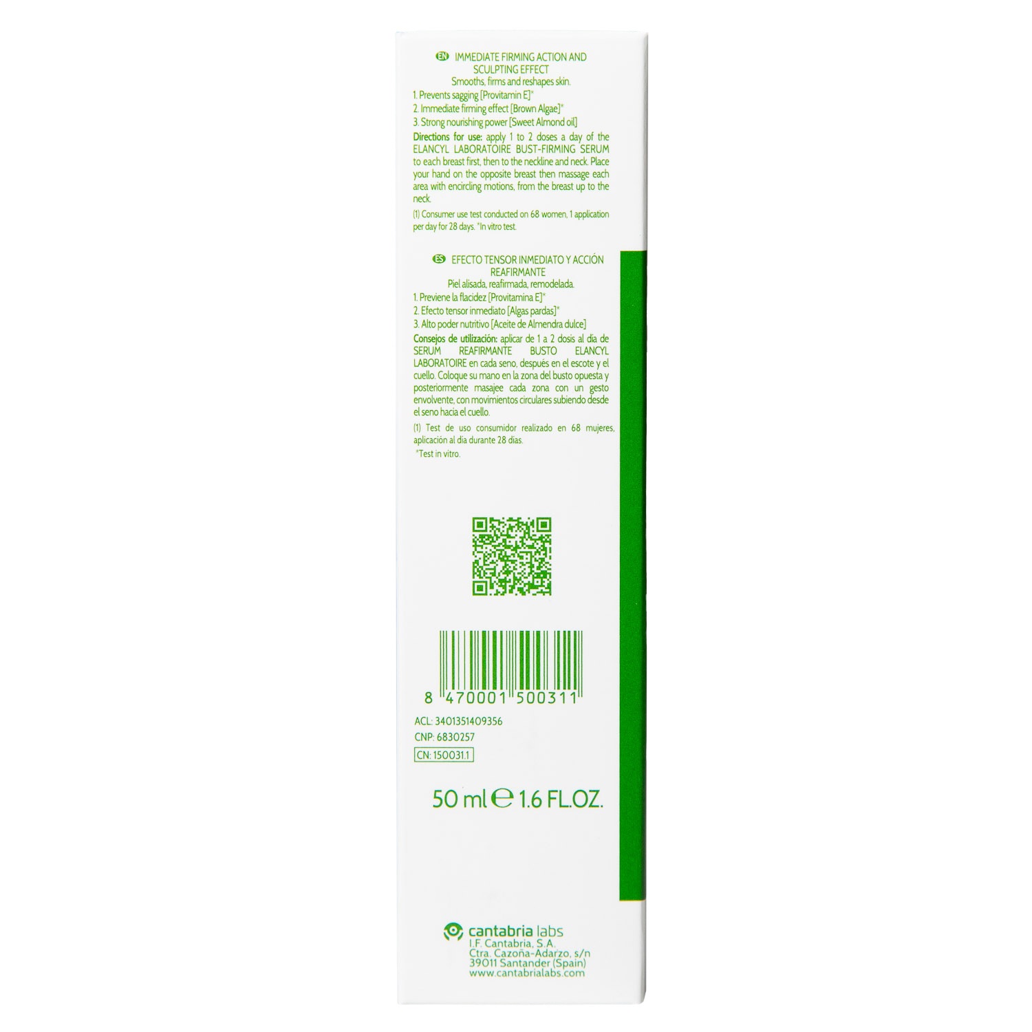 Элансиль Лифтинг-сыворотка для груди, шеи и декольте Bust-Firming Serum, 50 мл (Elancyl, ) фото 4