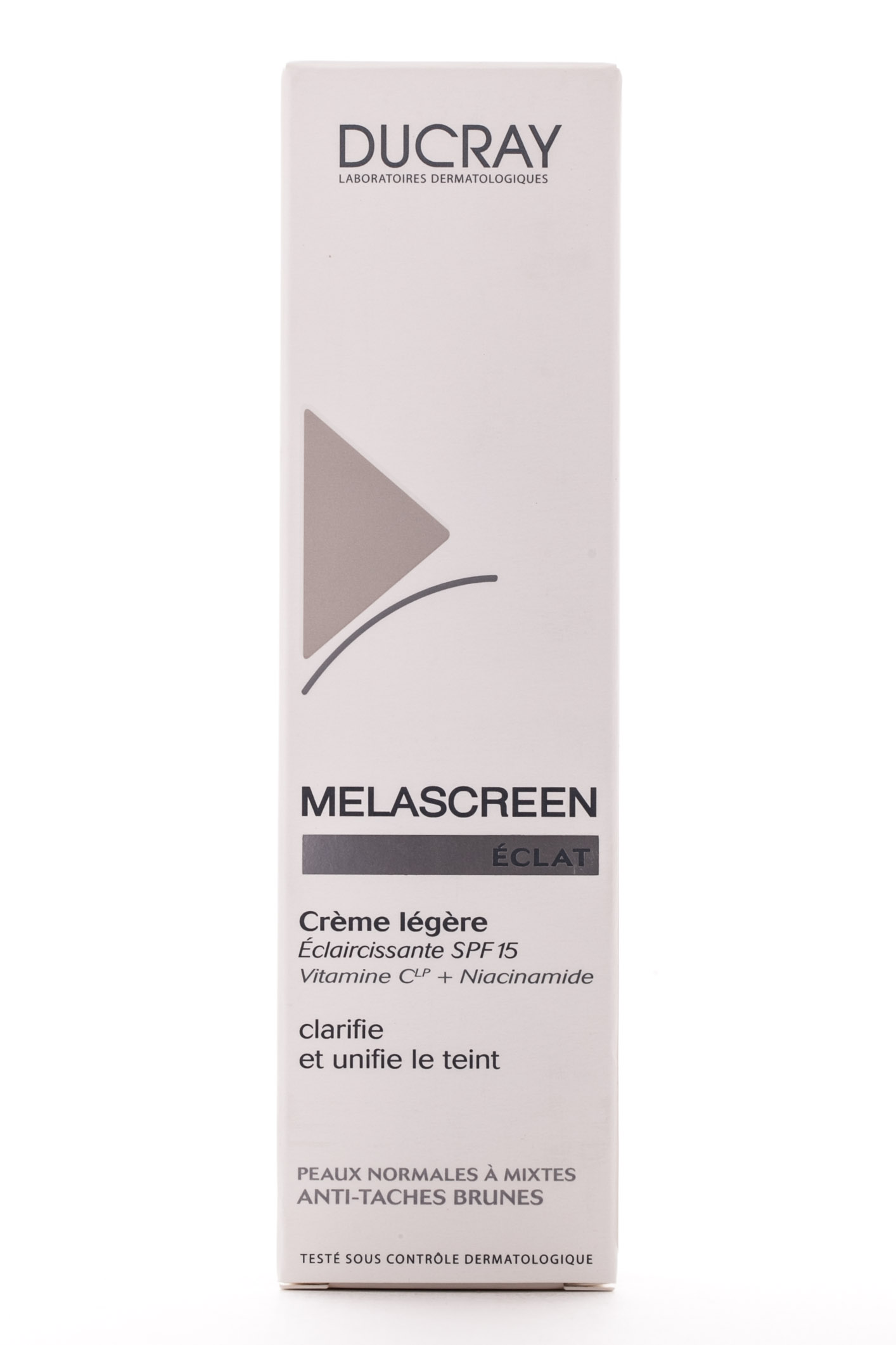 Дюкрэ Меласкрин Крем Риш SPF 15 для ежедневного ухода за кожей с гиперпигментацией, 40 мл (Ducray, Пигментные пятна) фото 1