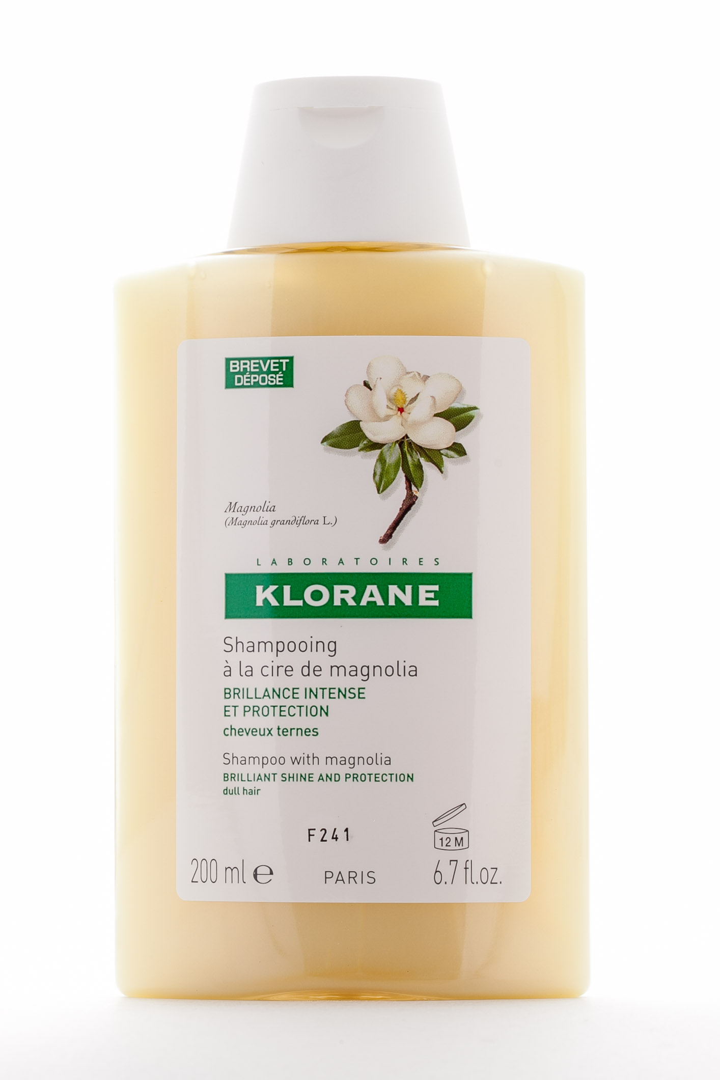 Клоран Шампунь с воском магнолии для интенсивного блеска и защиты тусклых волос, 200 мл (Klorane, Dull Hair) фото 2