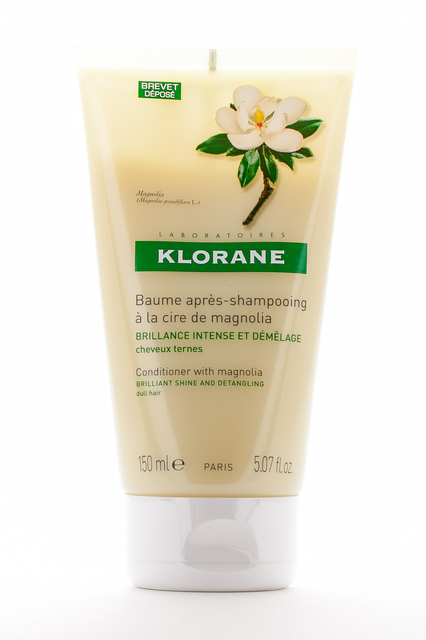 Клоран Бальзам-ополаскиватель с воском магнолии для интенсивного блеска, 150 мл (Klorane, Dull Hair) фото 1