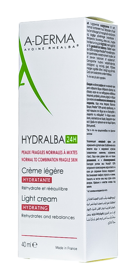 Адерма Hydralba 24h Насыщенный увлажняющий крем 40 мл (A-Derma, Hydralba) Адерма Hydralba 24h Насыщенный увлажняющий крем 40 мл (A-Derma, Hydralba) фото 2