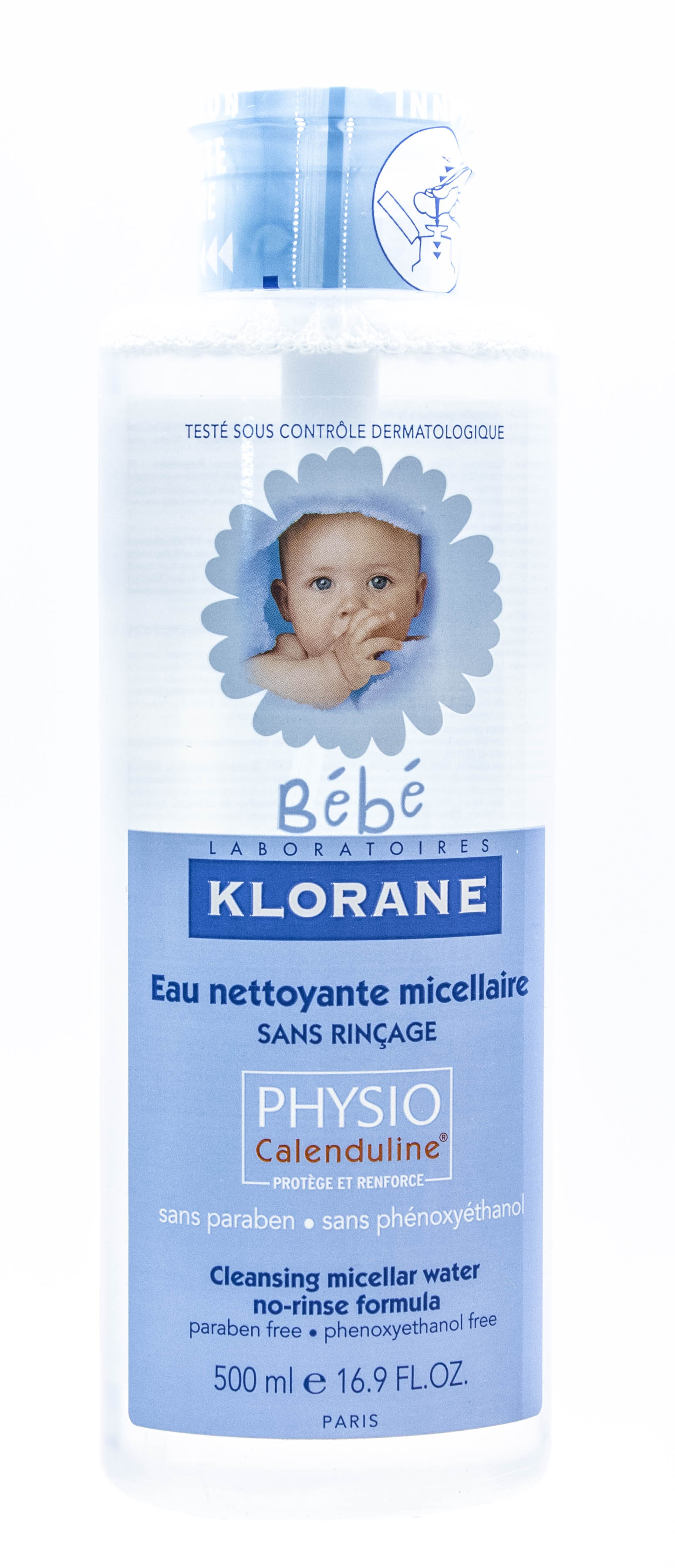 Клоран Детcкая мицеллярная вода 500 мл (Klorane, Bebe) фото 1