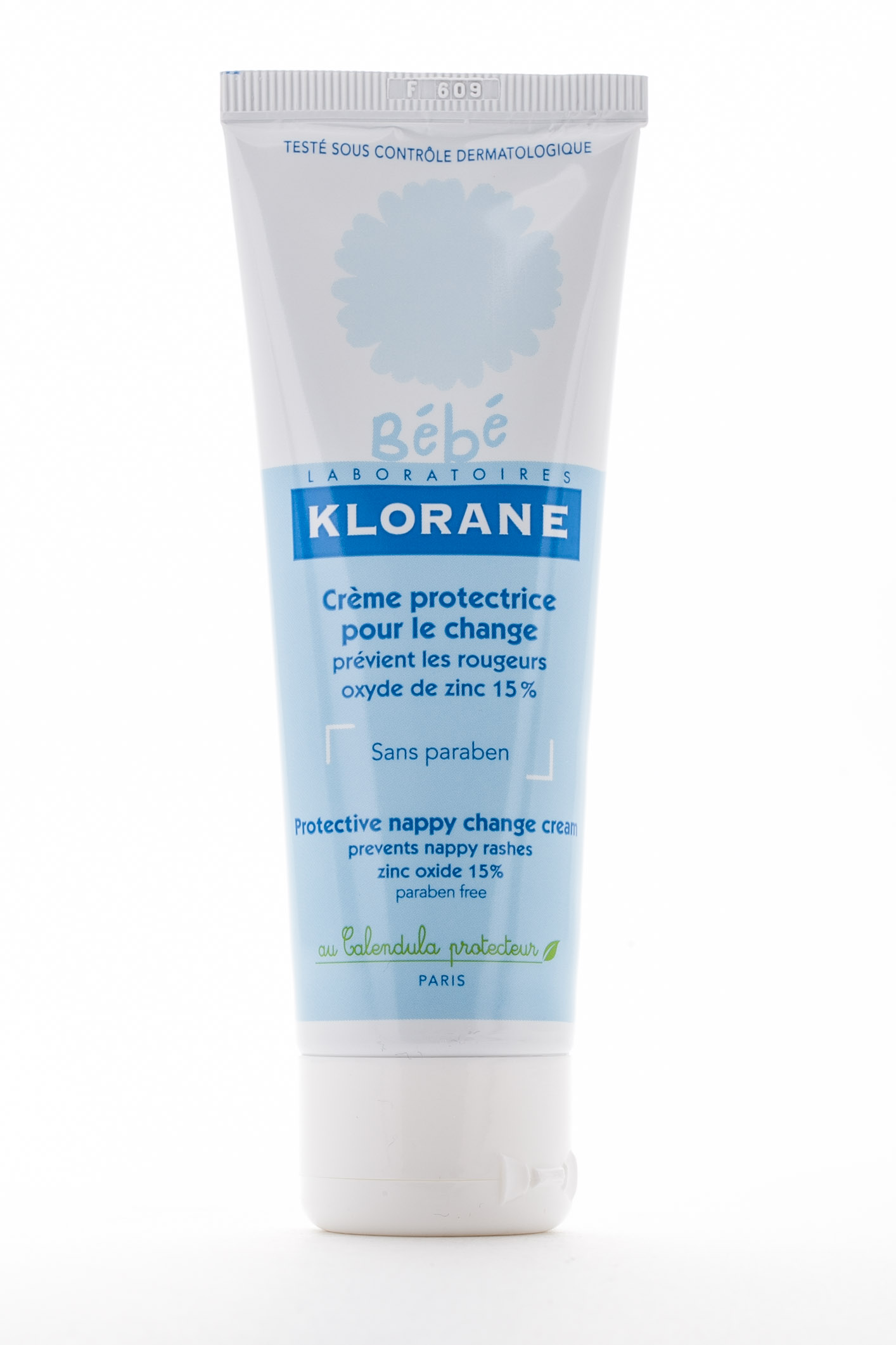 Клоран Крем защитный для смены подгузников 75 мл (Klorane, Klorane Bebe) фото 1