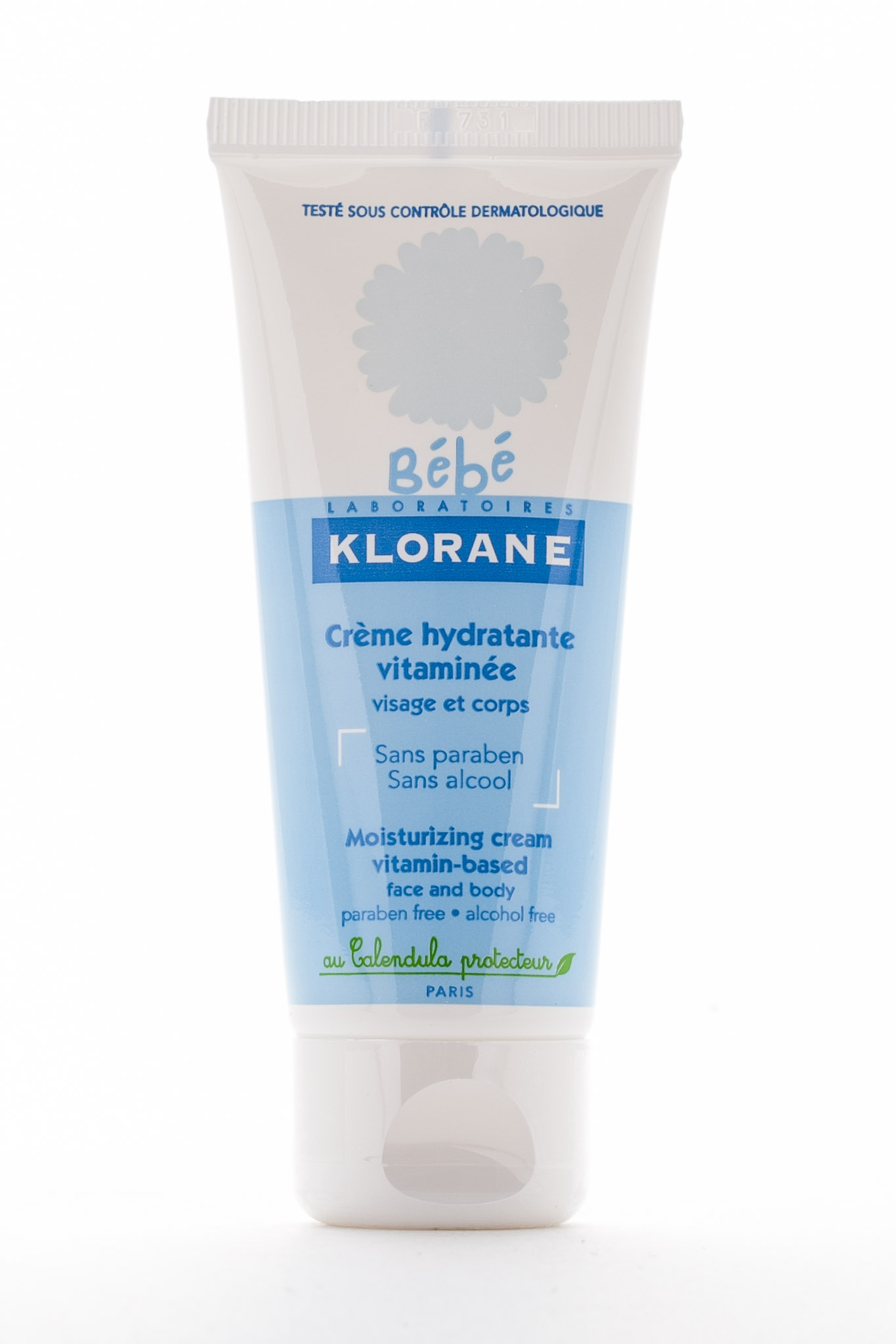 Клоран Детский увлажняющий крем с экстрактом календулы 40 мл (Klorane, Klorane Bebe) фото 2