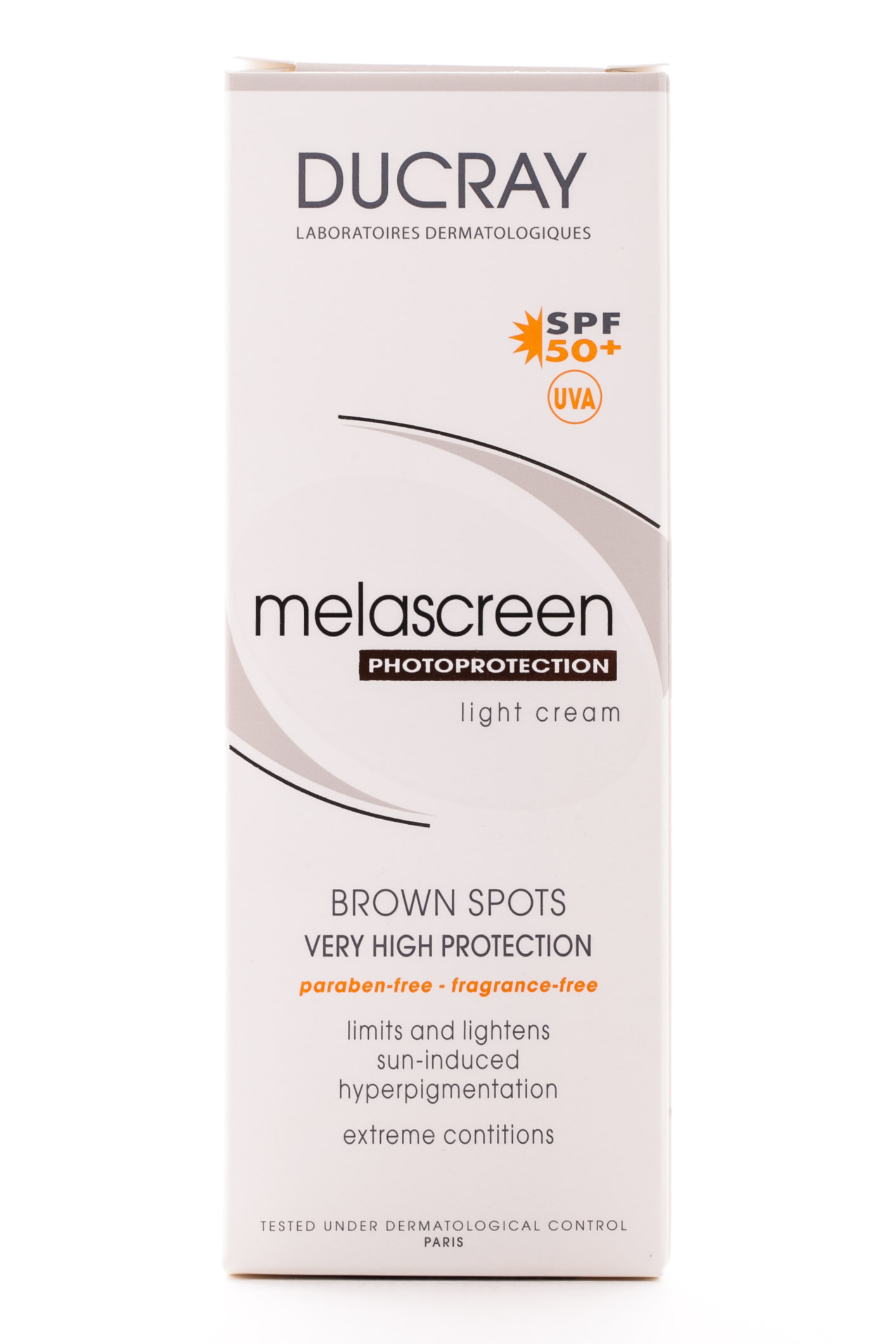 Дюкрэ Меласкрин Легкий фотозащитный крем SPF 50+, 40 мл (Ducray, Пигментные пятна) фото 0