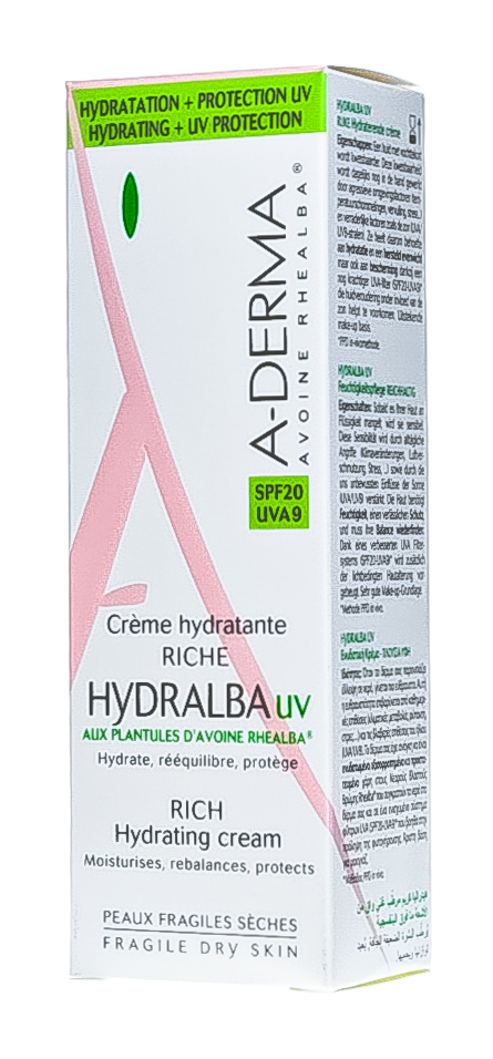 Адерма Hydralba UV Насыщенный увлажняющий крем 40 мл (A-Derma, Hydralba) фото 4