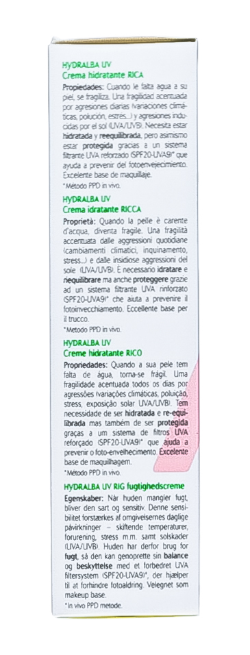 Адерма Hydralba UV Насыщенный увлажняющий крем 40 мл (A-Derma, Hydralba) фото 5