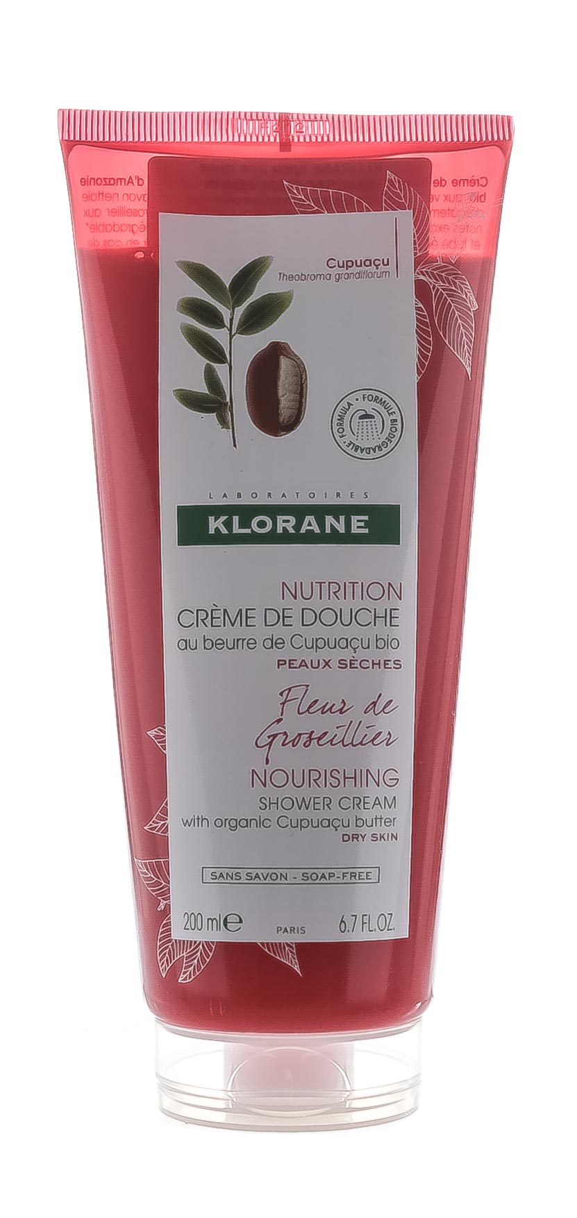 Клоран Крем для душа Красная Смородина 200 мл (Klorane, Body care) фото 1