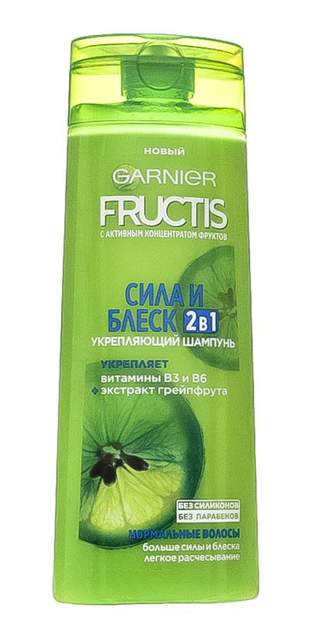 

Garnier Шампунь 2в1 для нормальных волос Сила и блеск 250 мл (Garnier, Для волос), Для волос