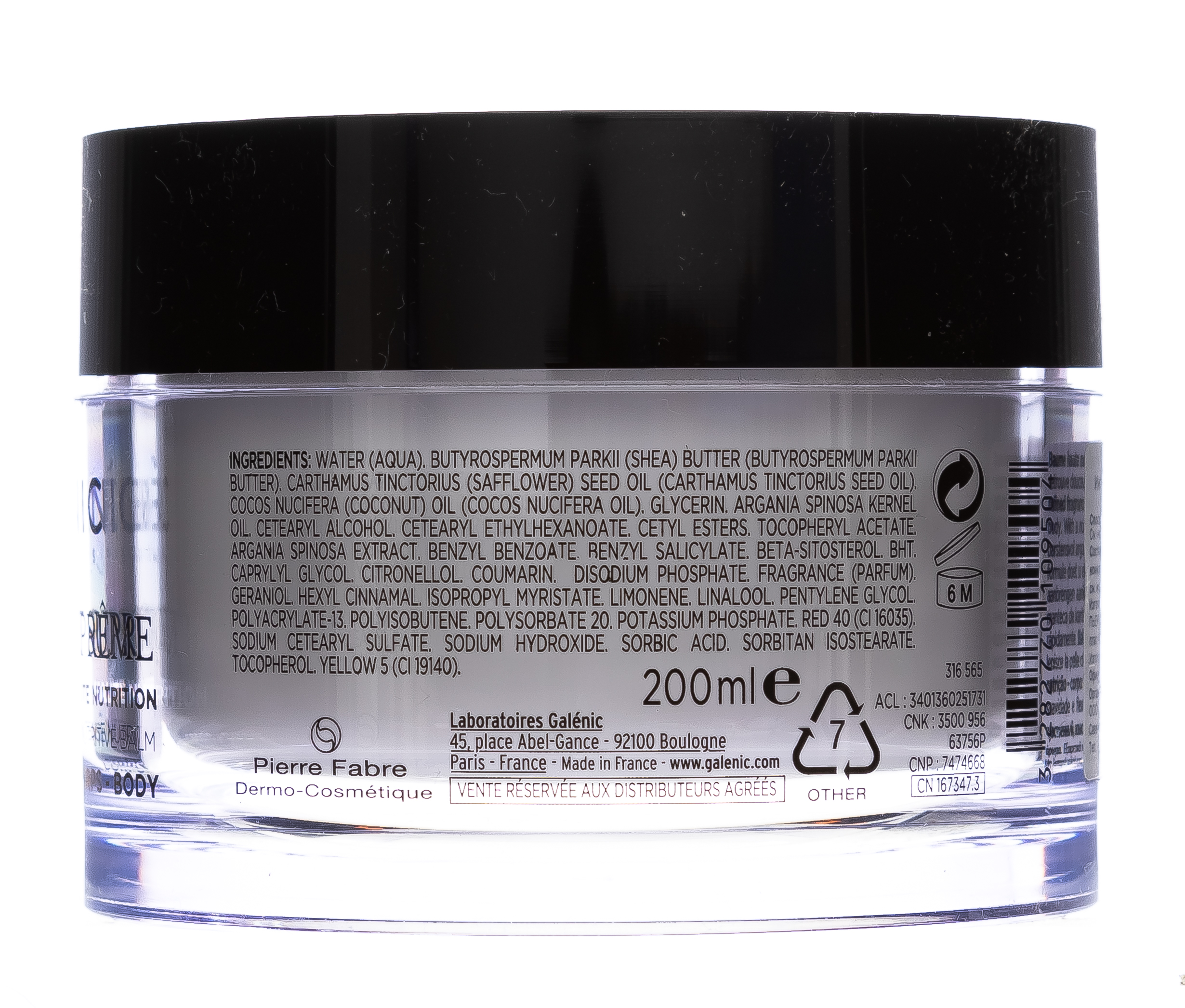 Галеник Интенсивный питательный бальзам для тела 200 мл (Galenic, Confort Suprême) фото 2