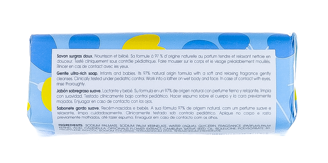 Клоран Нежное питательное детское мыло 250 гр (Klorane, Klorane Bebe) фото 2