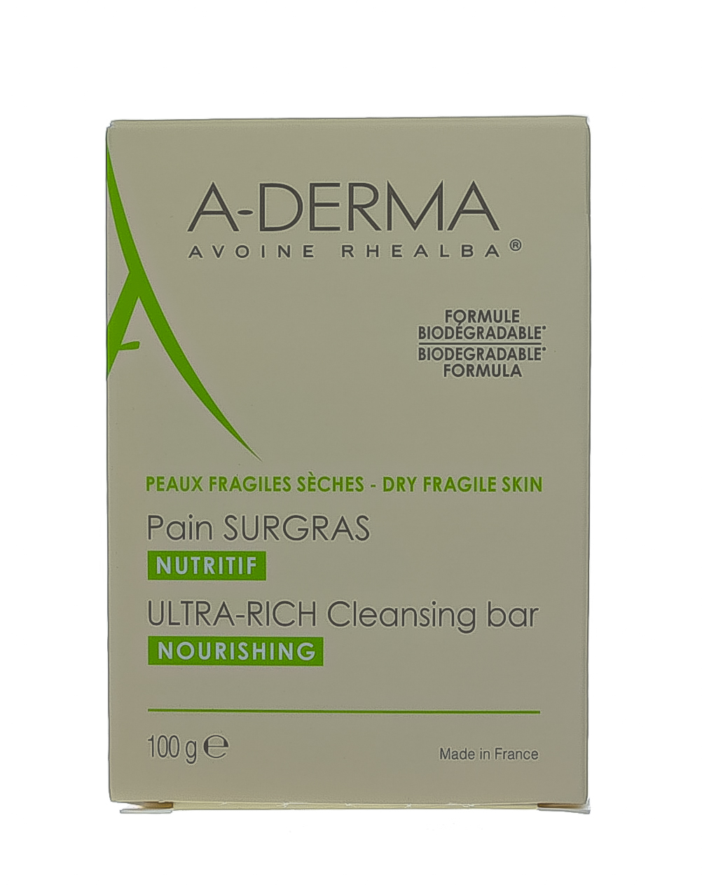 Адерма Ультраобогащенное косметическое мыло твердое, 100 г (A-Derma, ) фото 1