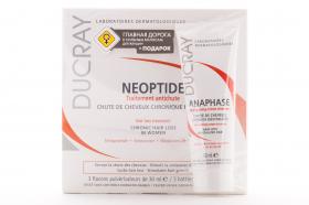 Ducray Набор Лосьон от выпадения волос Неоптид 3х30 мл  Шампунь Анафаз 50 мл. фото
